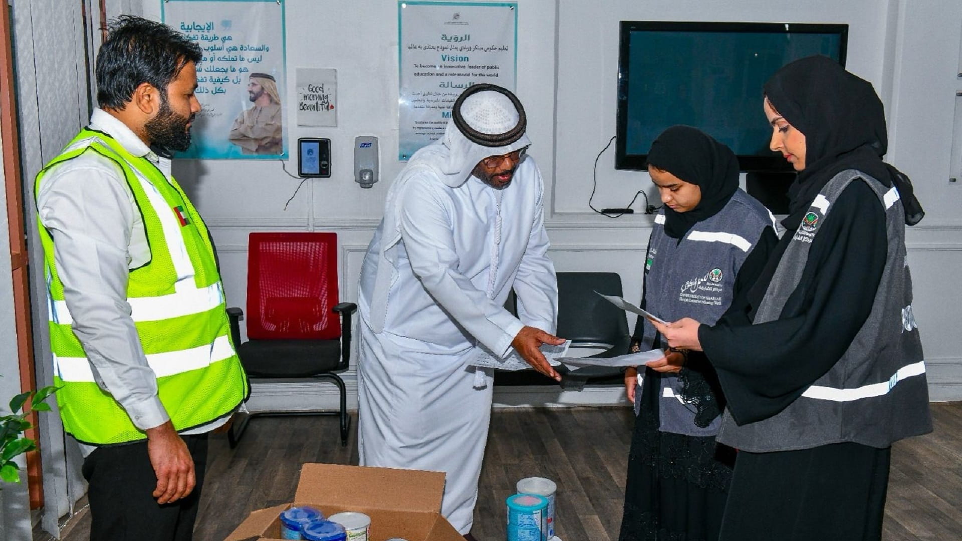 صورة بعنوان: خيرية الشارقة تعزز جهودها في دعم متضرري الأمطار 