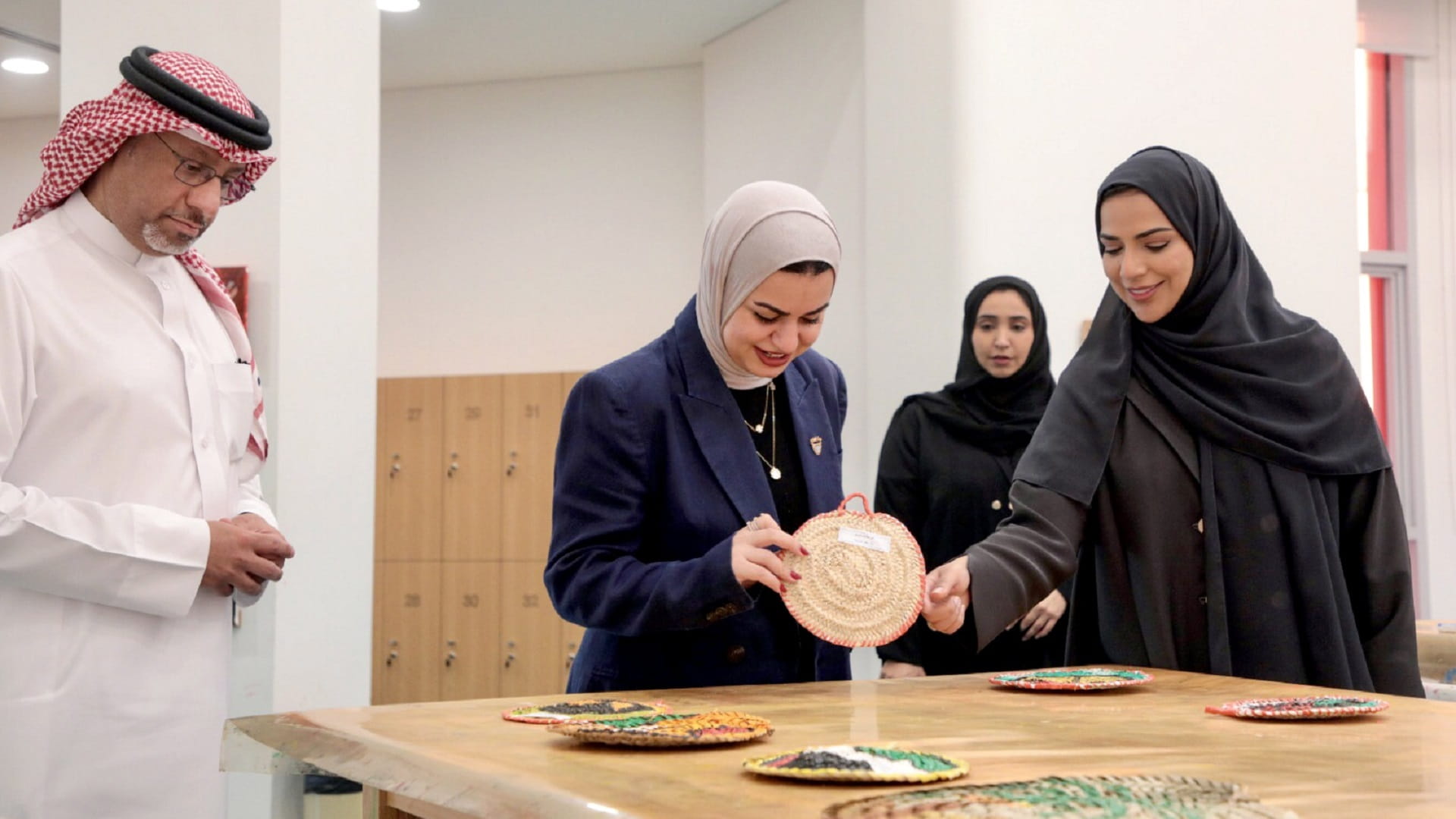 Image for the title: Bahrain's Ministry of Youth delegation visits Rubu’ Qarn 