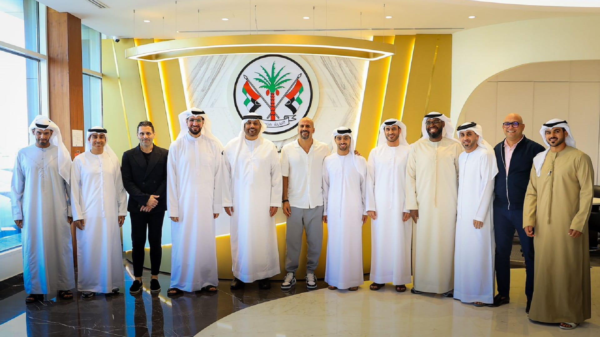 Image for the title: Sharjah Sports Council reveres renowned player Veron 