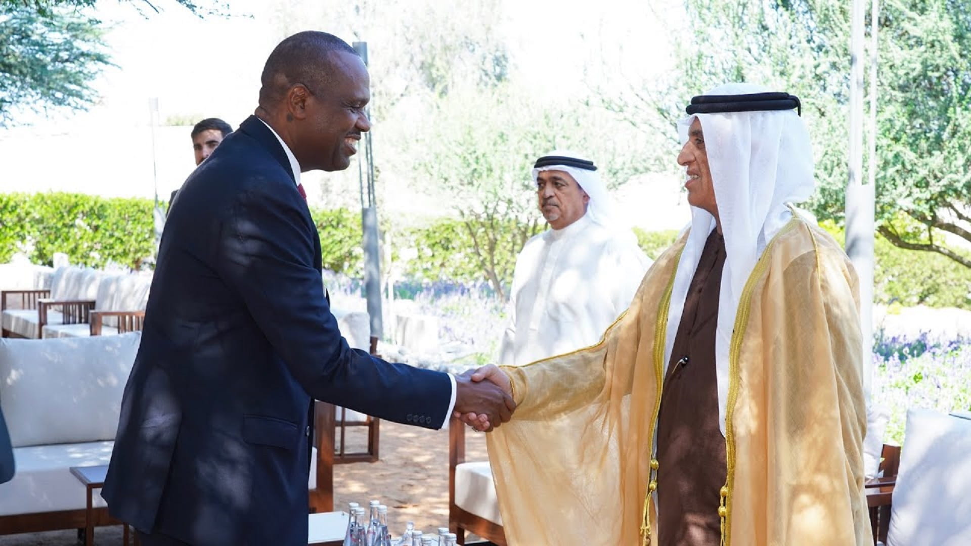 Image for the title: RAK Ruler receives Rwandan ambassador 