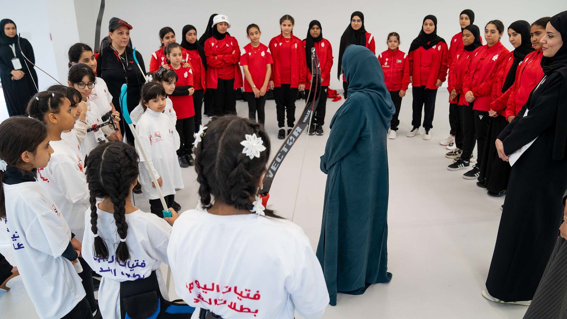Image for the title: Jawaher Al Qasimi inaugurates Olympic Centre for Women's Sports 
