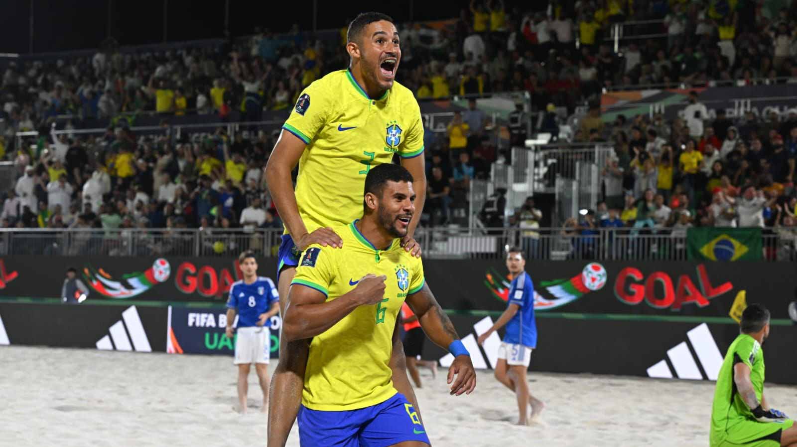 صورة بعنوان: البرازيل تتوج بلقب مونديال "الإمارات" لكرة القدم الشاطئية 