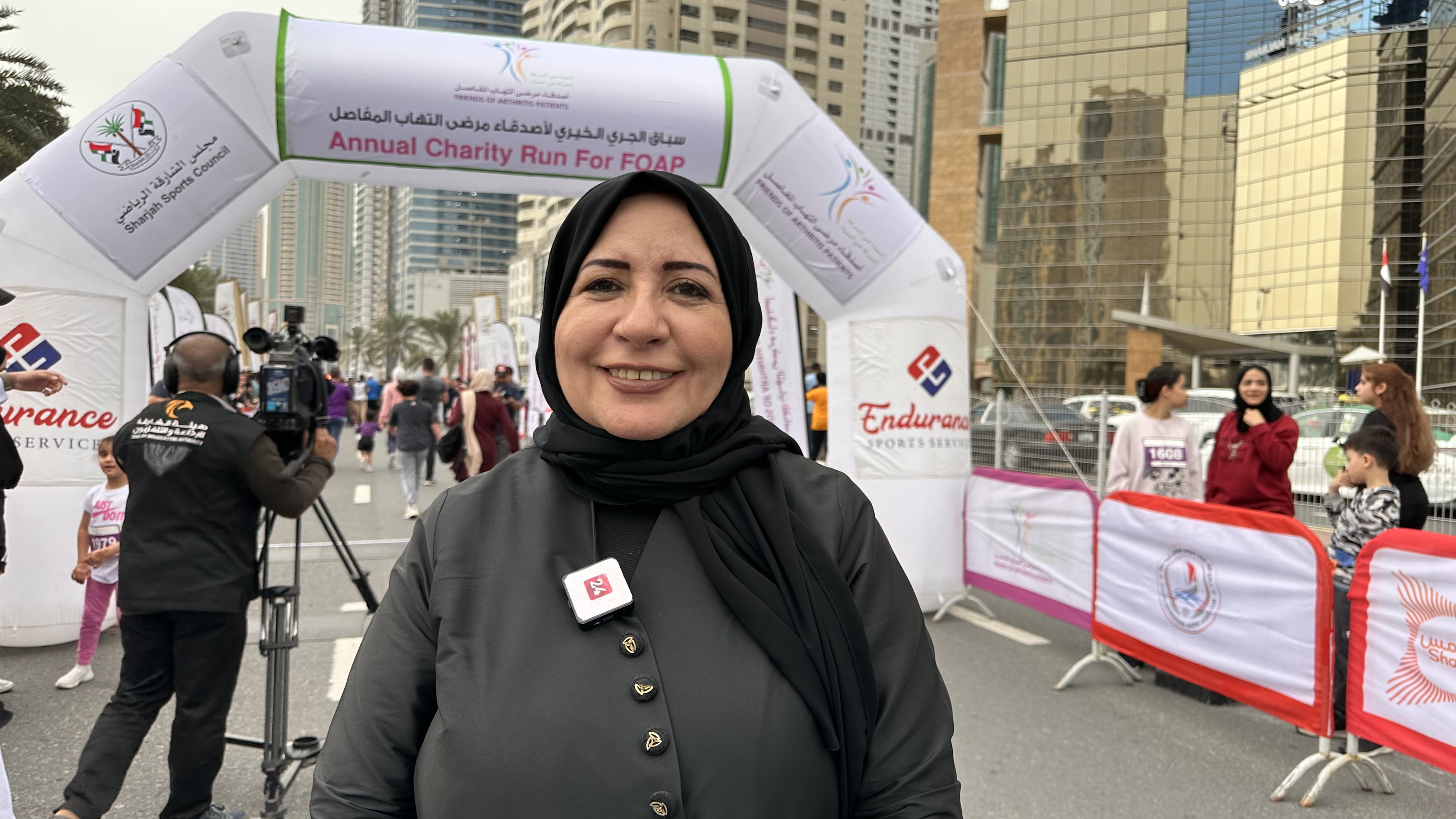 Image for the title: Wahida Abdulaziz: 5000 join arthritis patients' 11th marathon 