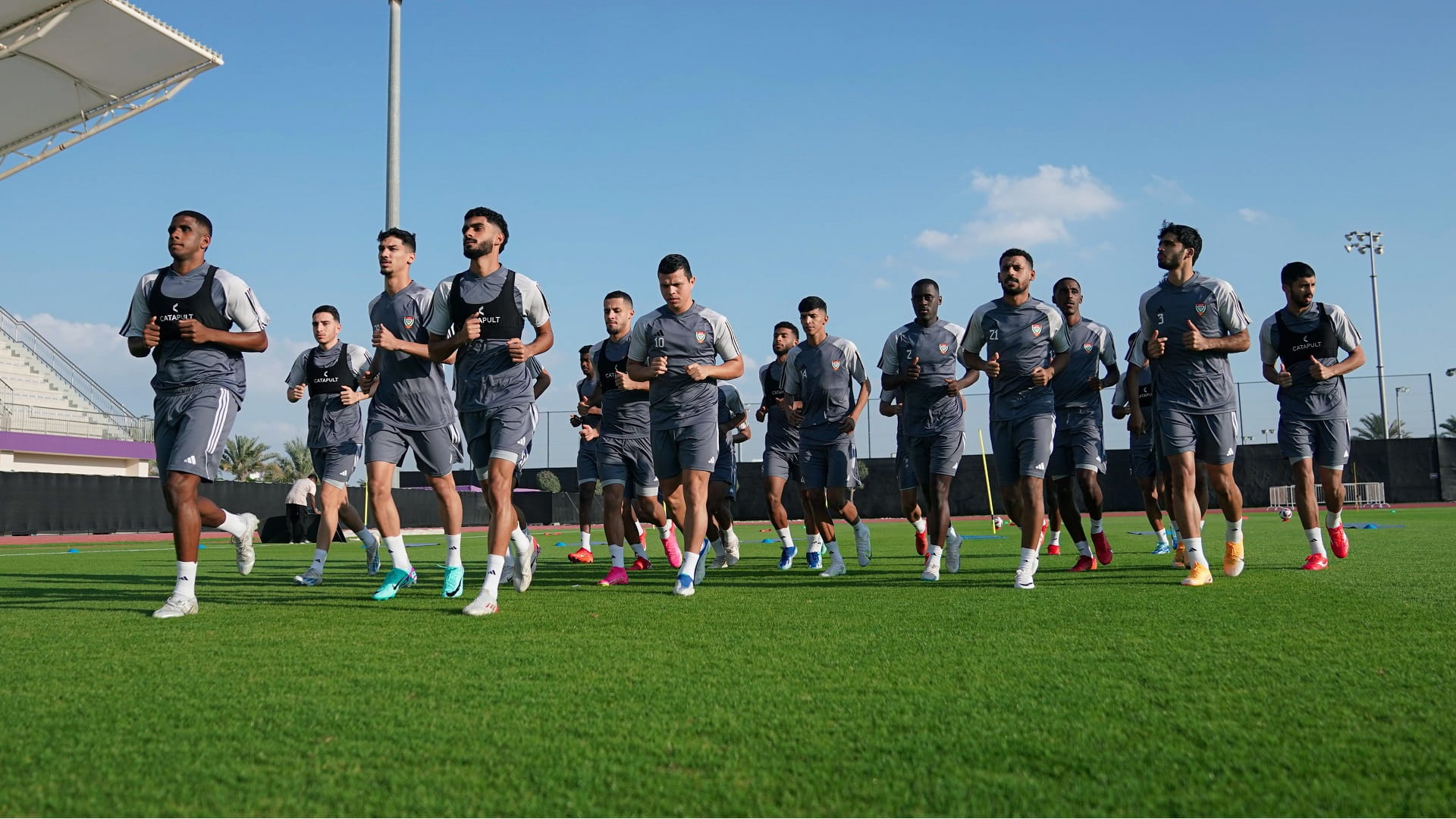 Image for the title: UAE team prepares for 2023 Asian Cup with intense training 