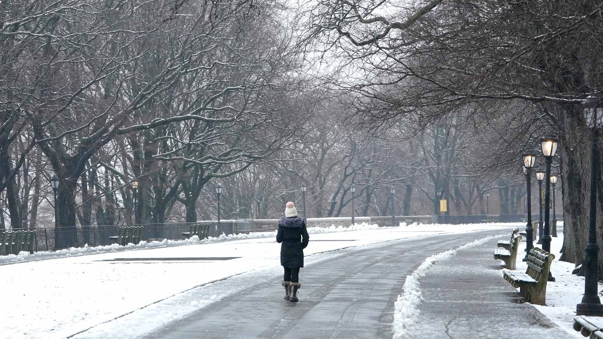 Image for the title: New York awaits winter storm that could end two-year snow drought 