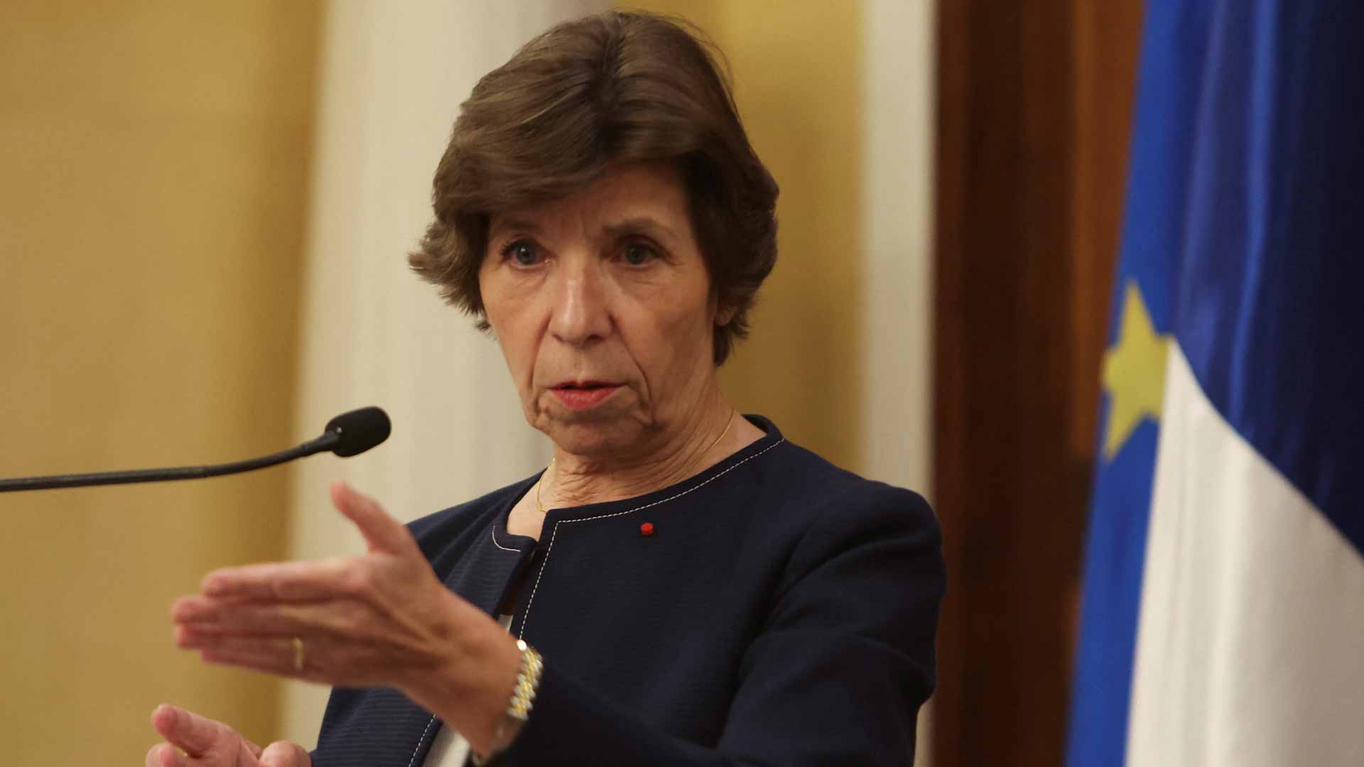 Image for the title: French minister urges Iran to stop 'destabilising acts' 