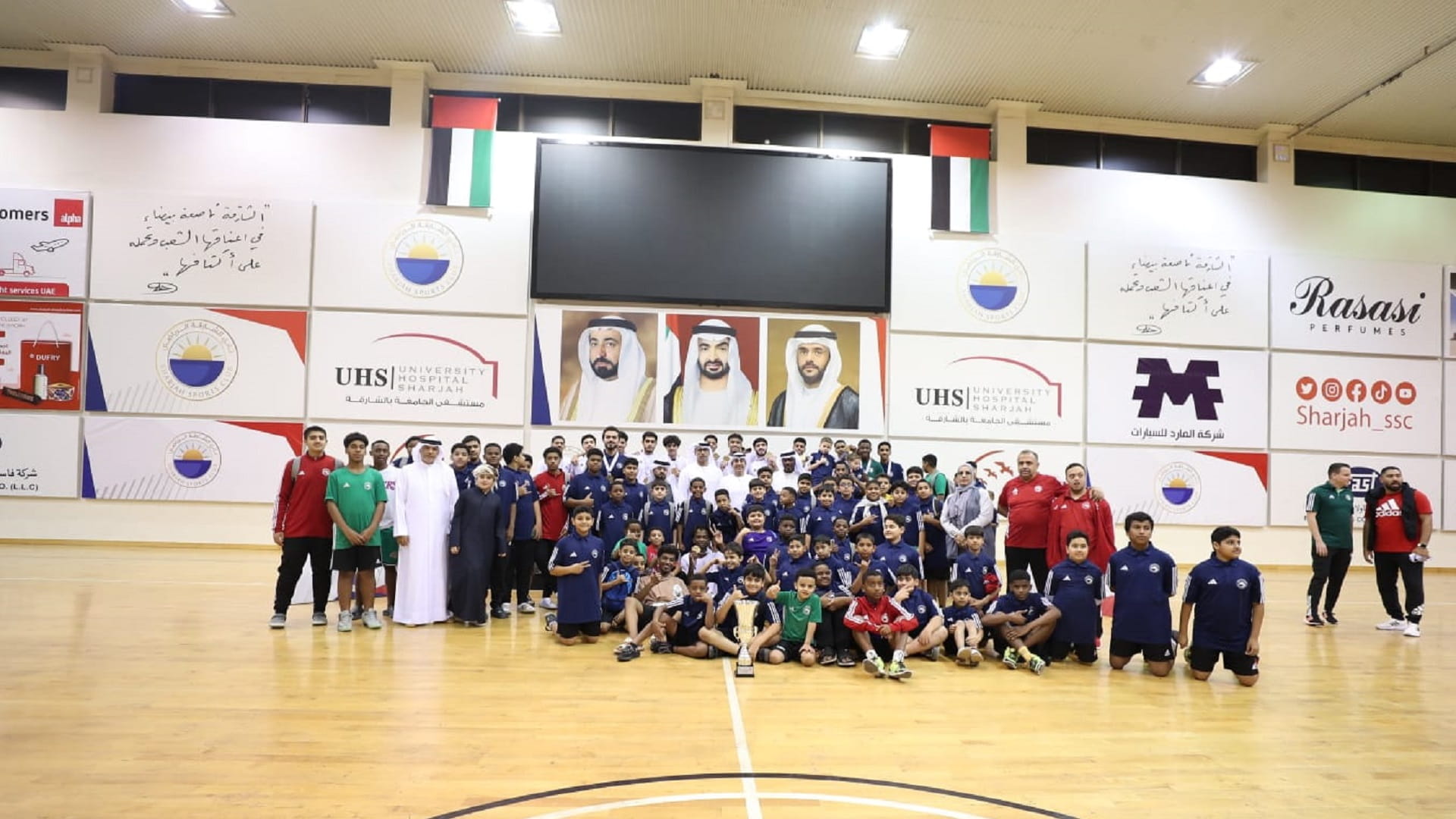 Image for the title: Sharjah wins Youth Handball League Championship 
