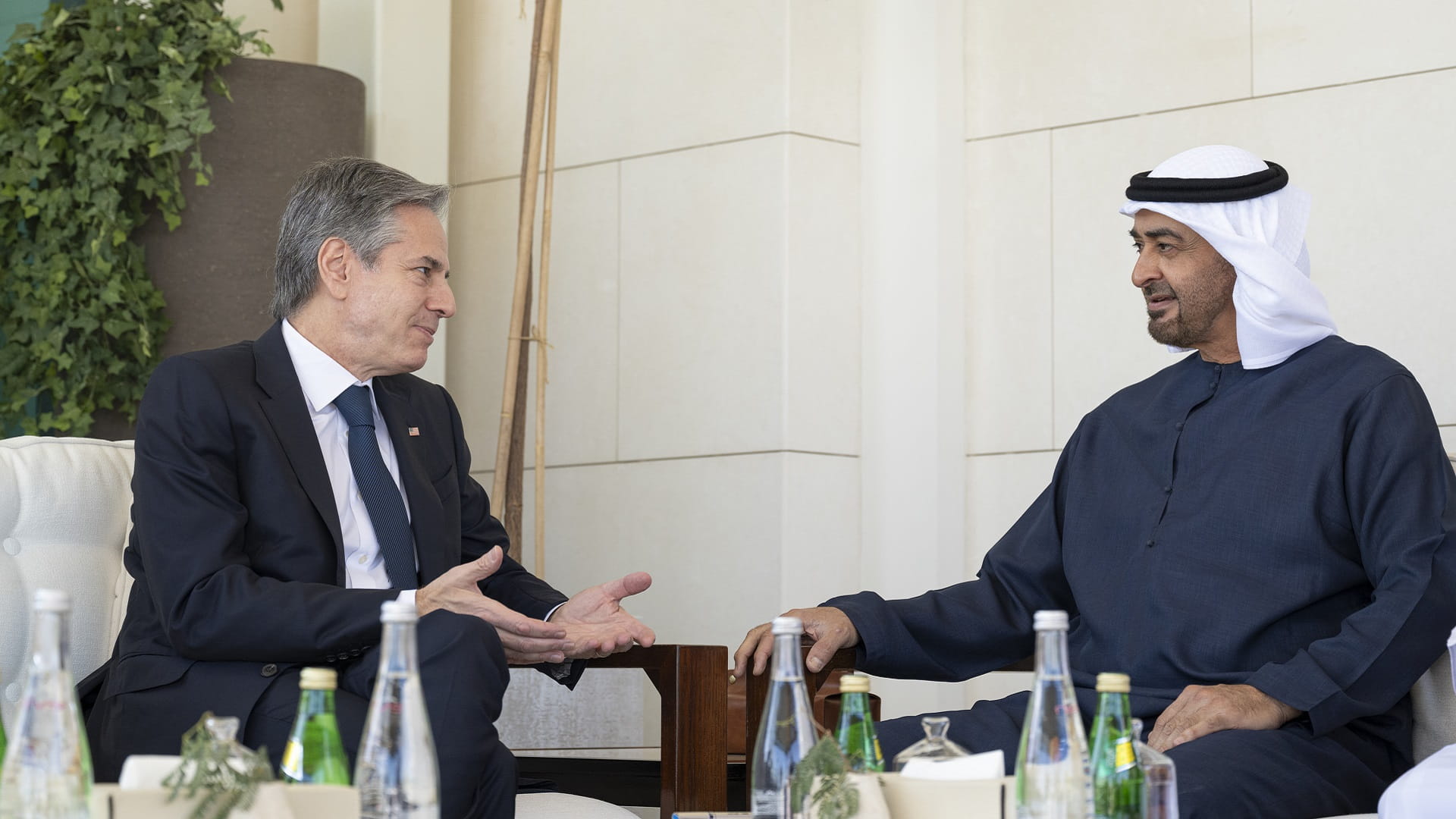 Image for the title: UAE President, Blinken discuss regional developments 