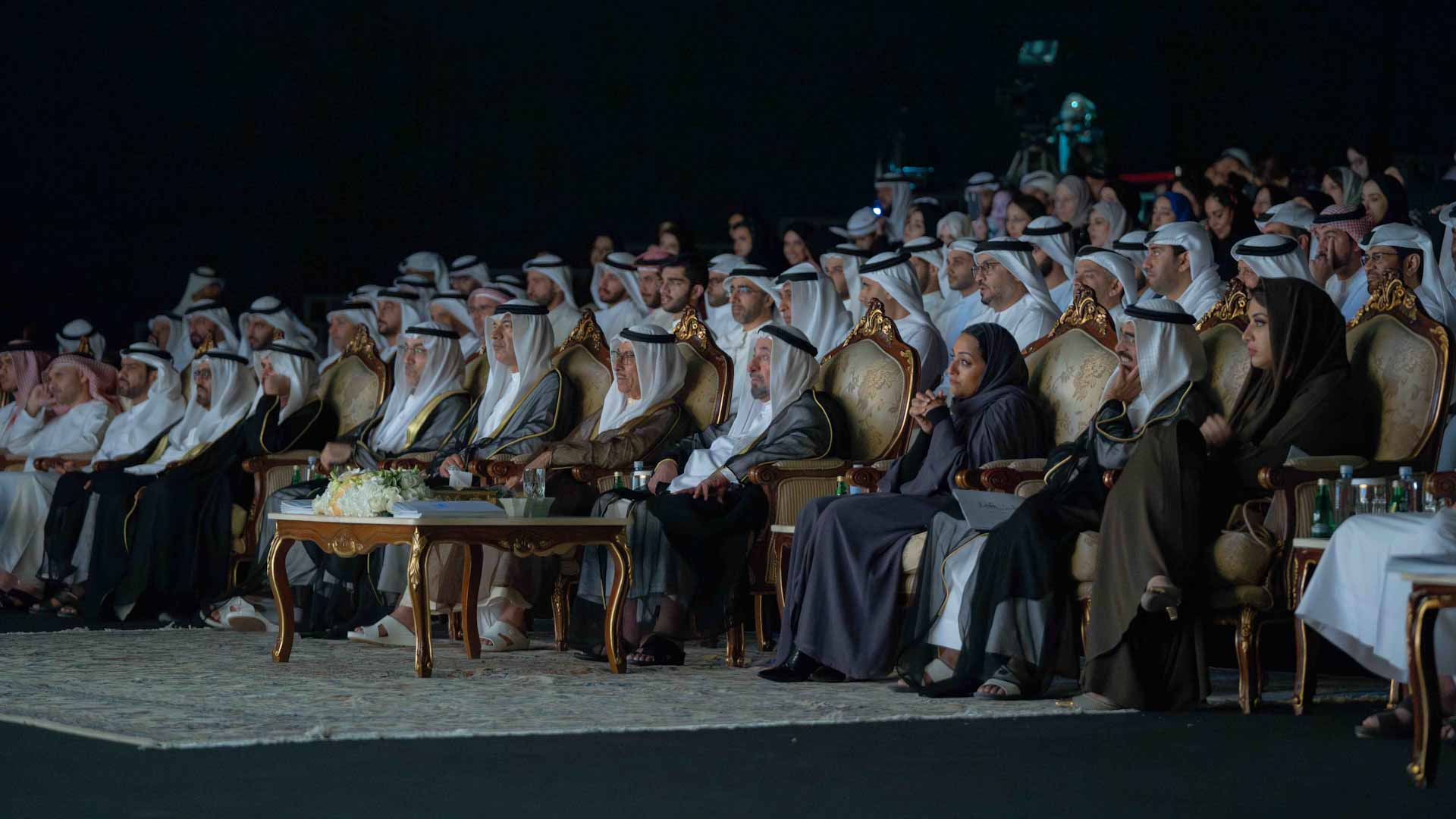 Image for the title: Sharjah Ruler witnesses performance of 'Al Hira Majlis' play 