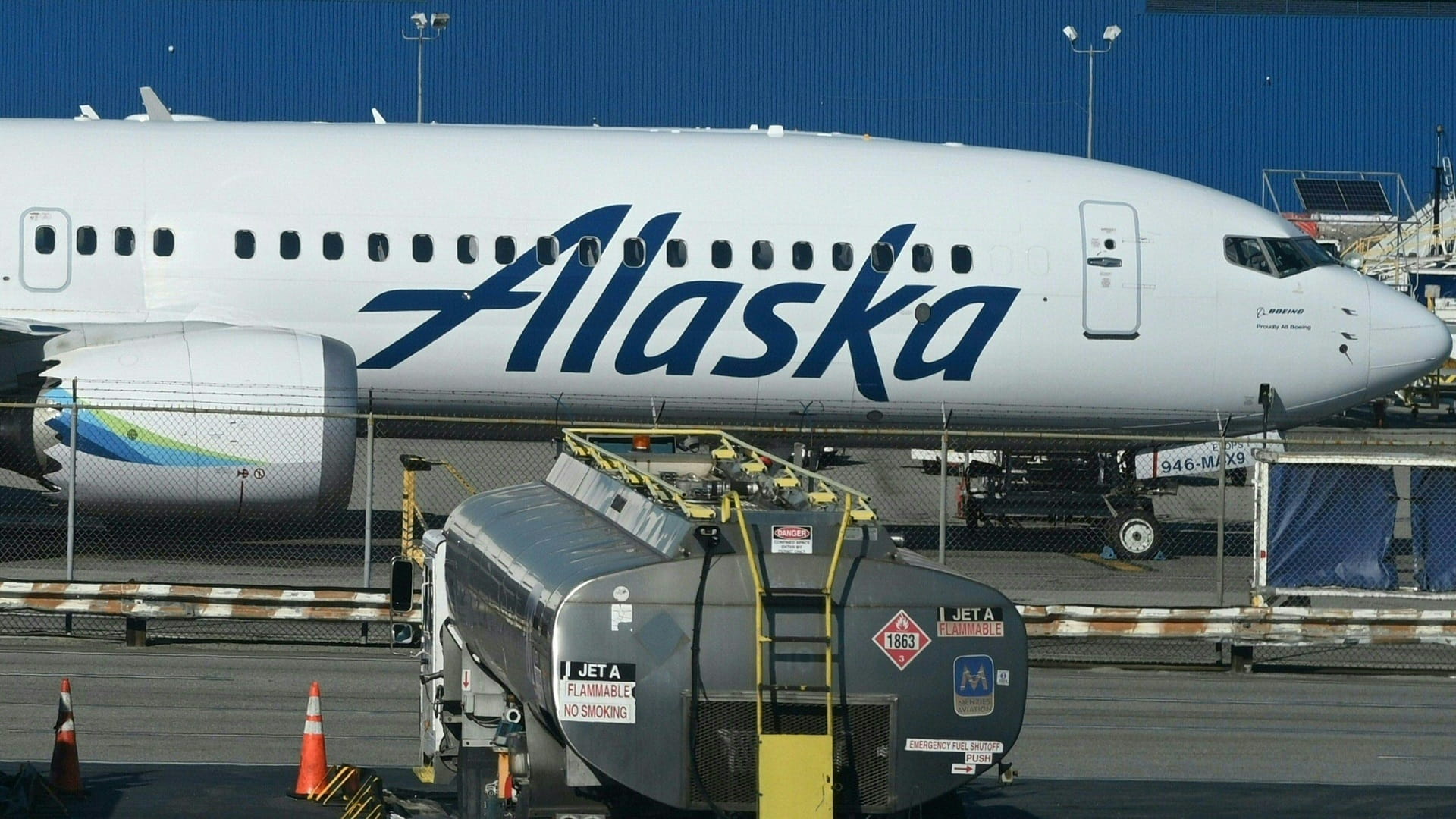 Image for the title: Boeing: Alaska Airlines incident 'our mistake,' vows transparency 