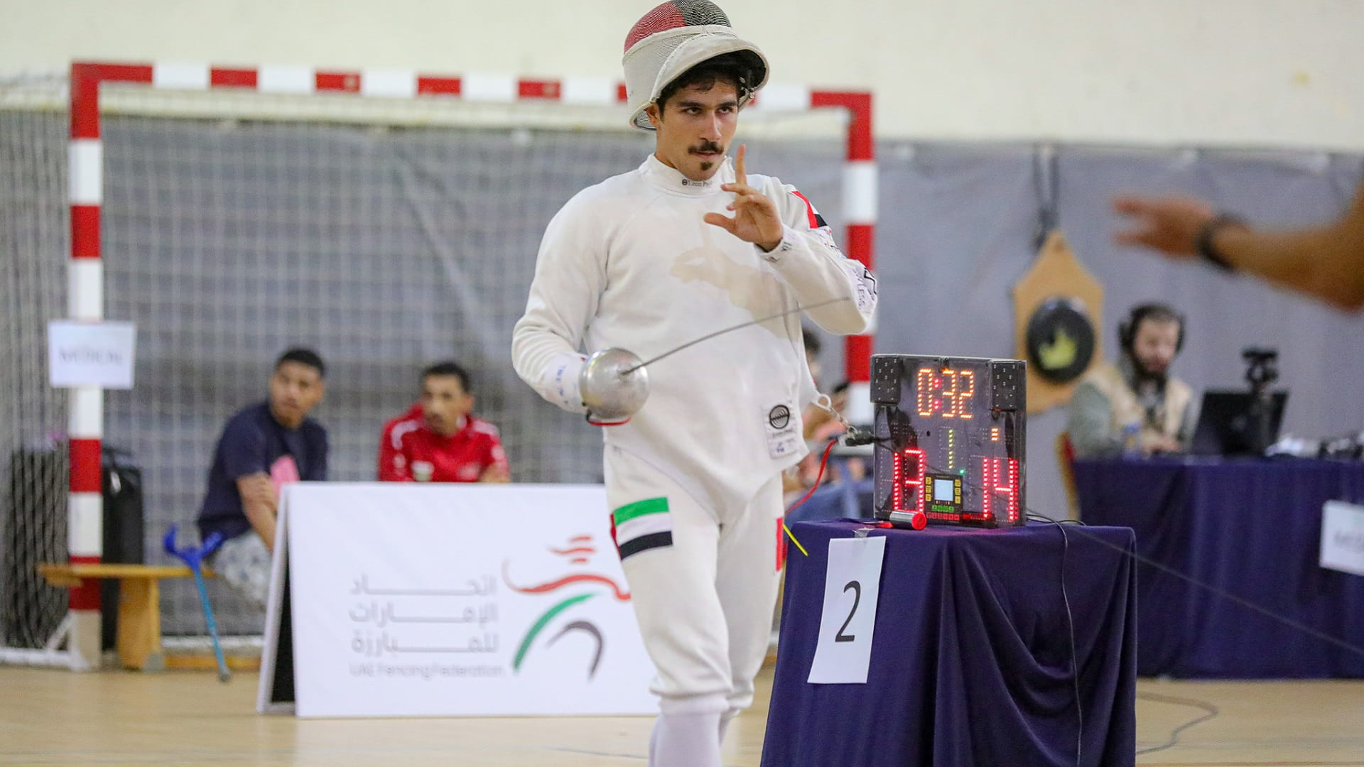 Image for the title: Al Mazmi prepares for Grand Prix Fencing Qatar 