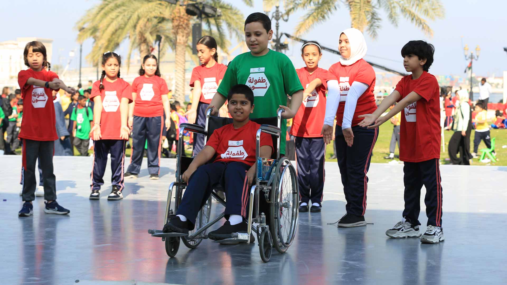 صورة بعنوان: التدخل المبكر ينظم نشاط "طفولة ثون" لدمج ذوي الإعاقة في المجتمع 