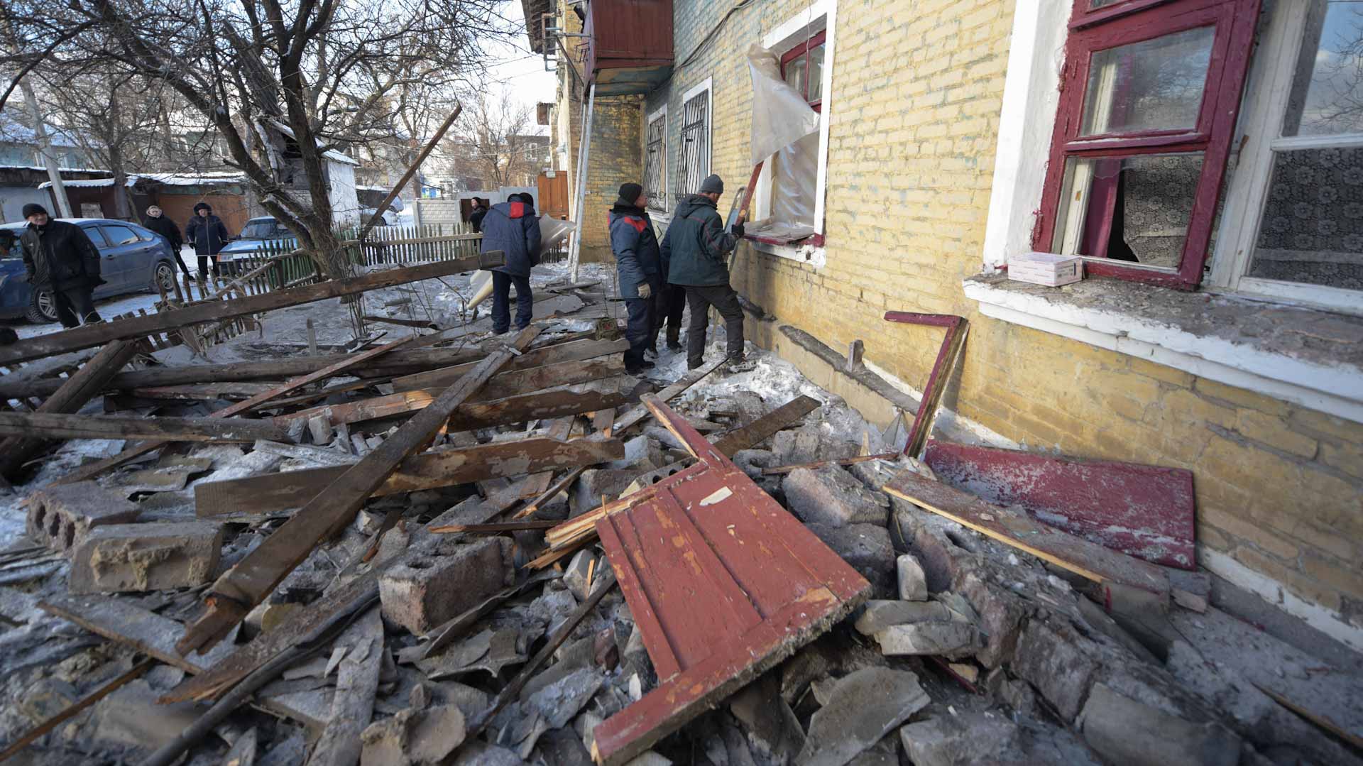 Image for the title: Russia launched 40 missiles, drones overnight 