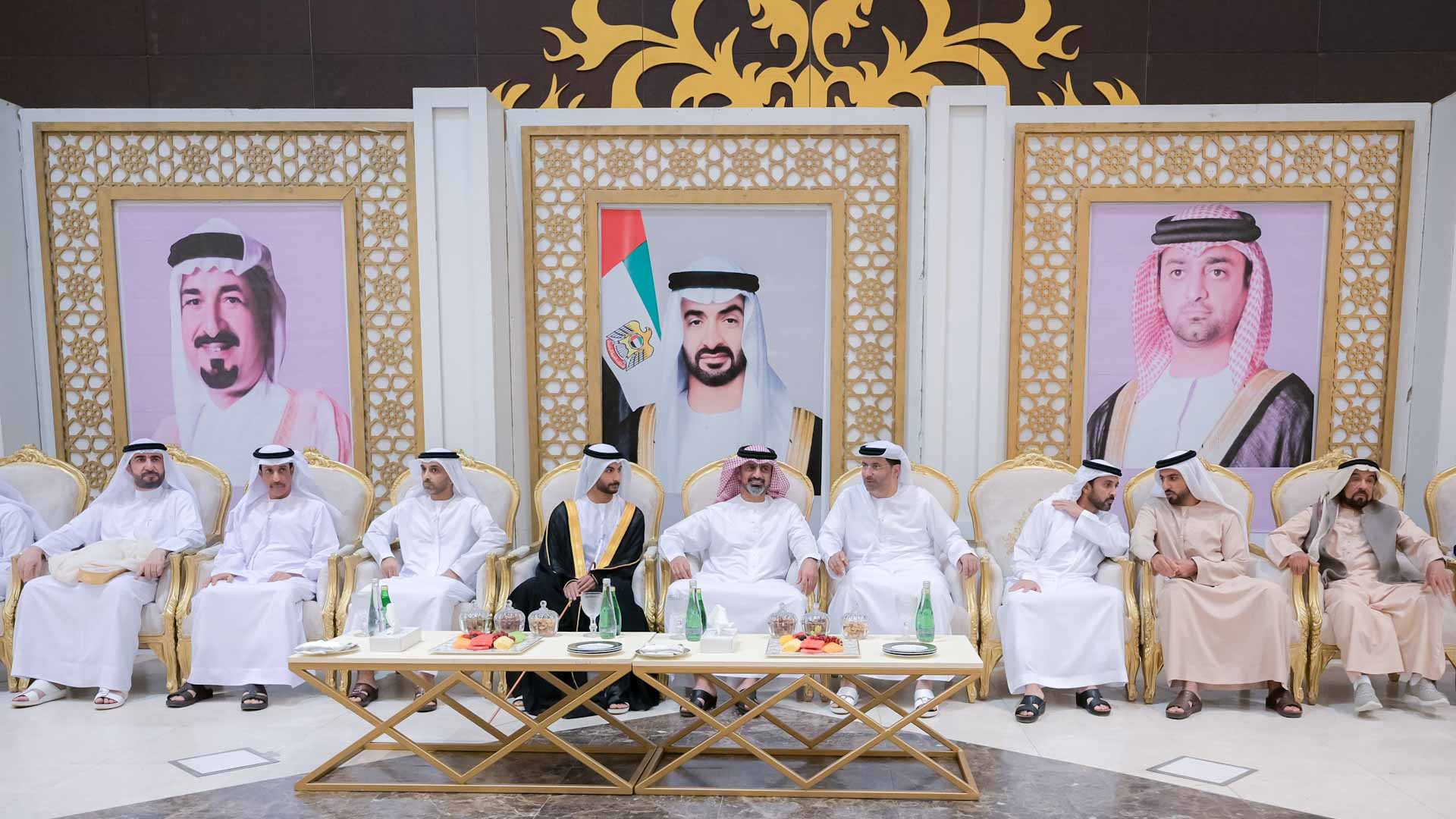 صورة بعنوان: عمار النعيمي يحضر أفراح الزعابي والمطروشي 