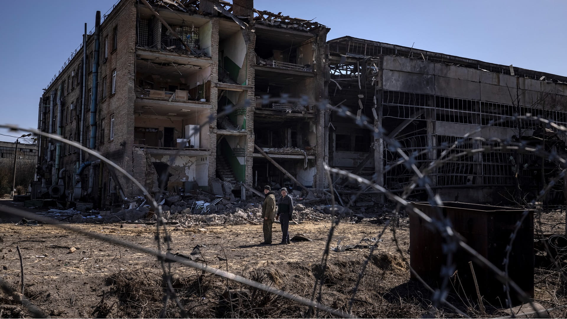 Image for the title: Russia says struck 'Ukrainian military-industrial complex' 