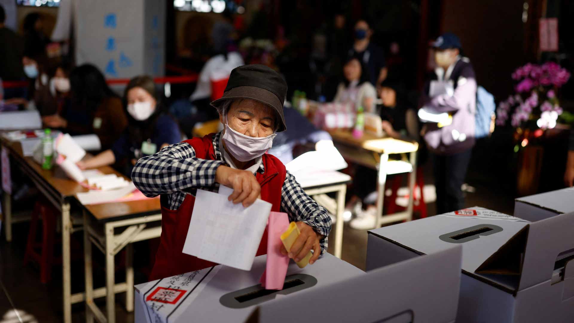 صورة بعنوان: تايوان.. بدء التصويت في الانتخابات الرئاسية والبرلمانية 