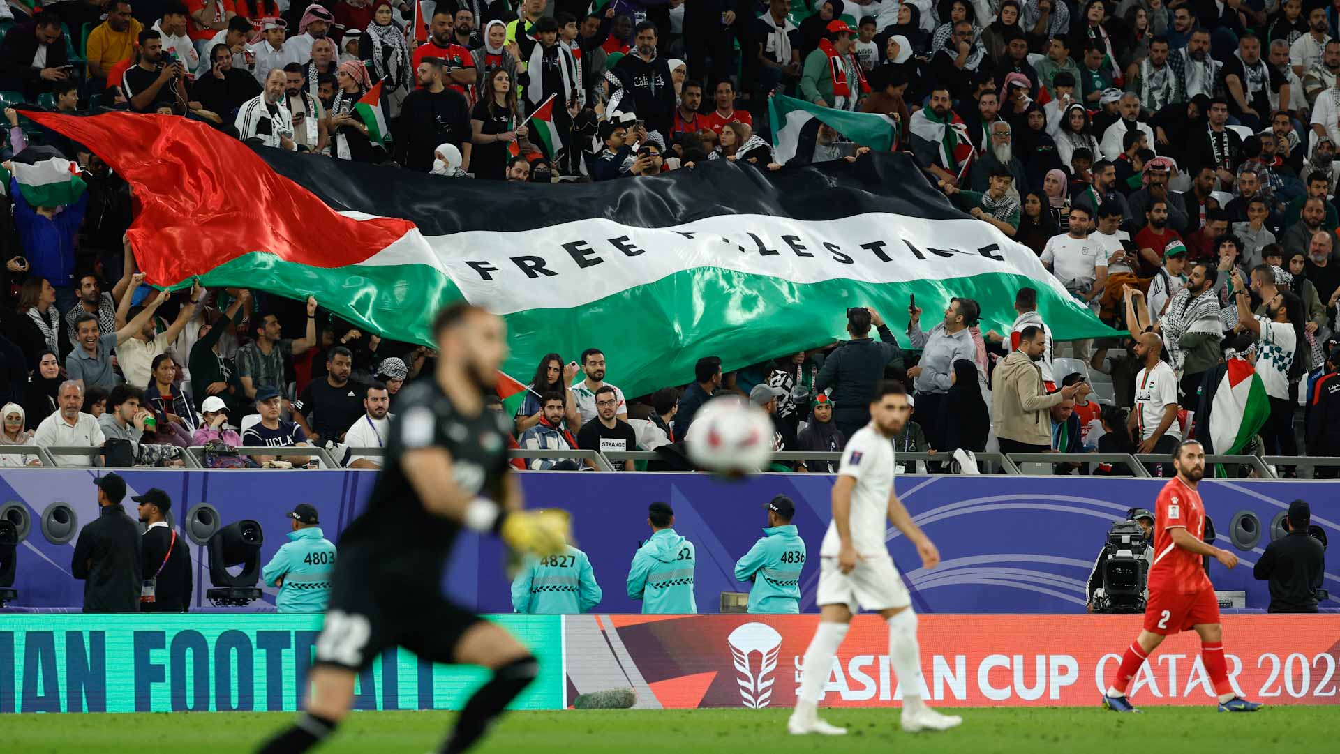 Image for the title: Palestine-Iran Asian Cup clash overshadowed by Gaza war 