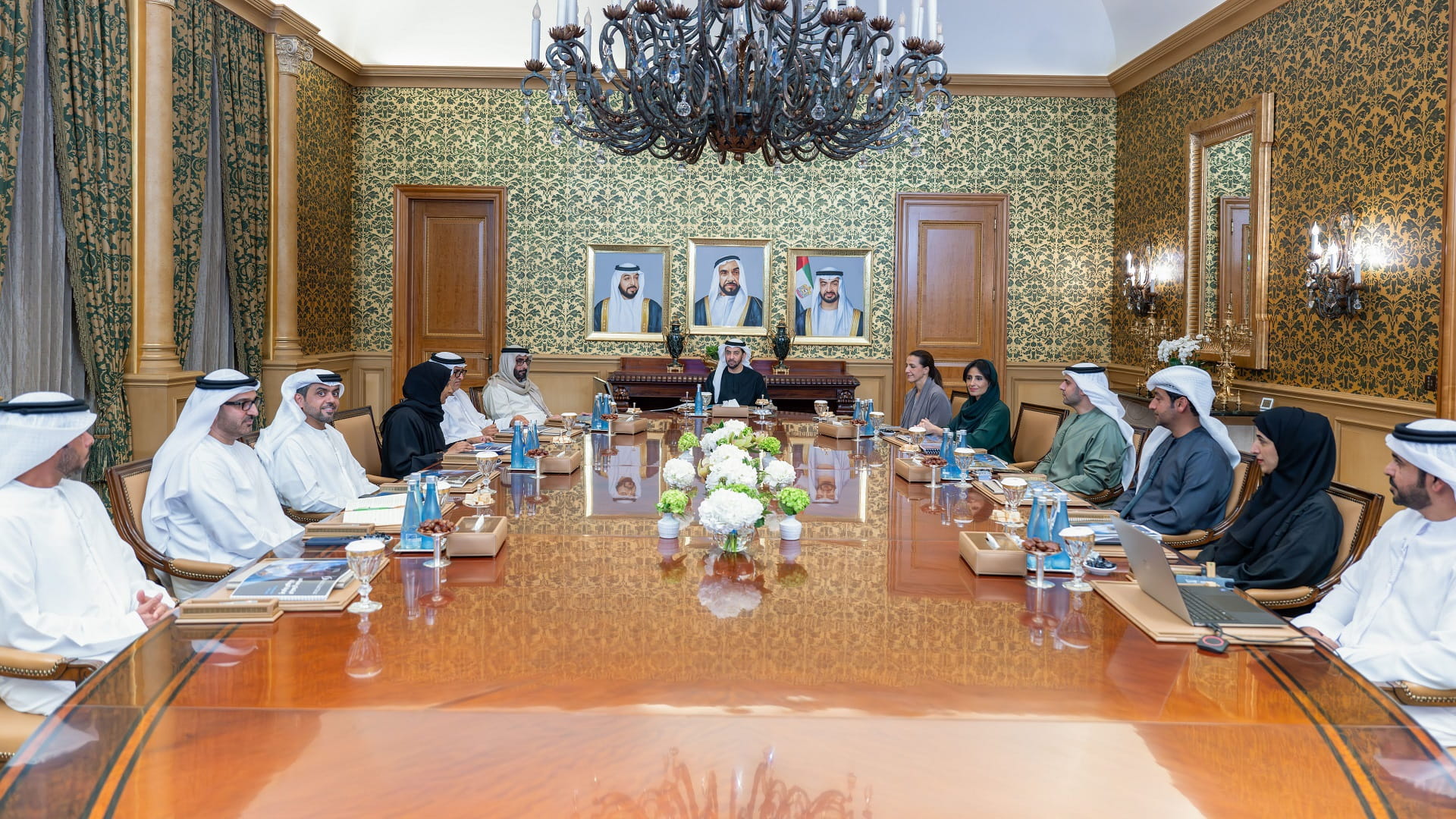 Image for the title: Hamdan bin Zayed chairs EAD Board of Directors meeting 