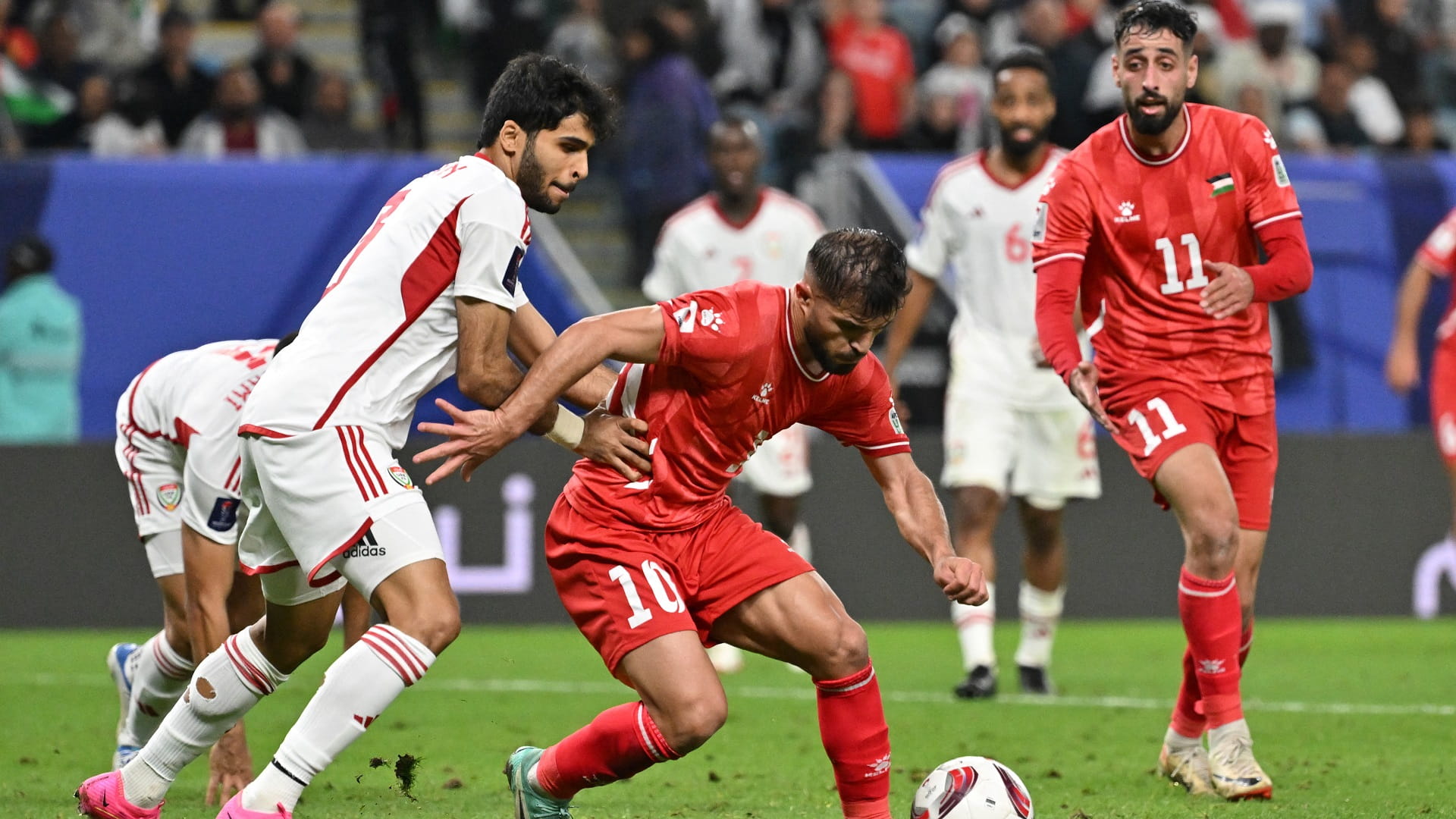 Image for the title: UAE, Palestine tied 1-1 in AFC Asian Cup 
