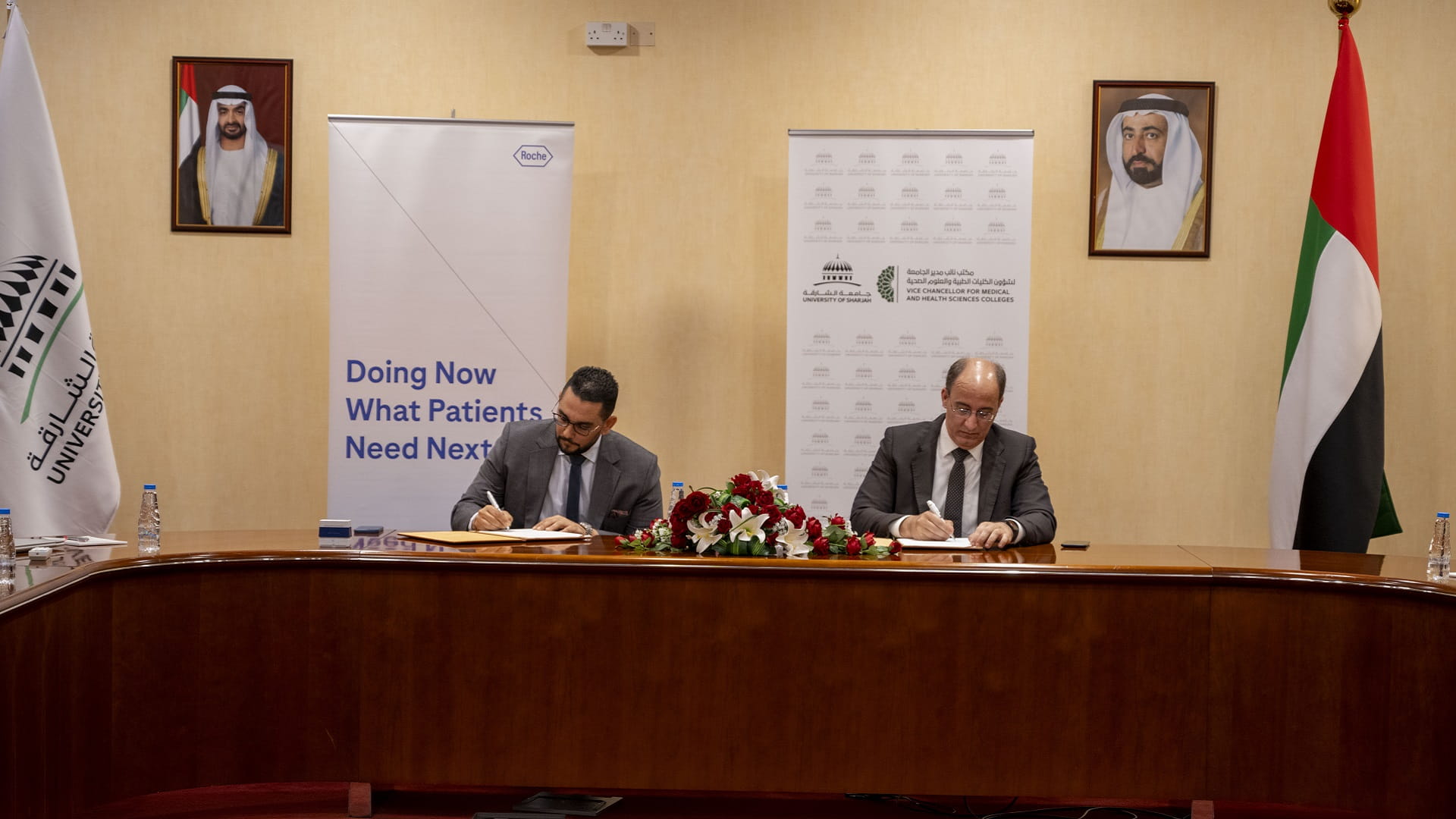 صورة بعنوان: جامعة الشارقة توقع مذكرة تفاهم مع شركة روش بدبي 