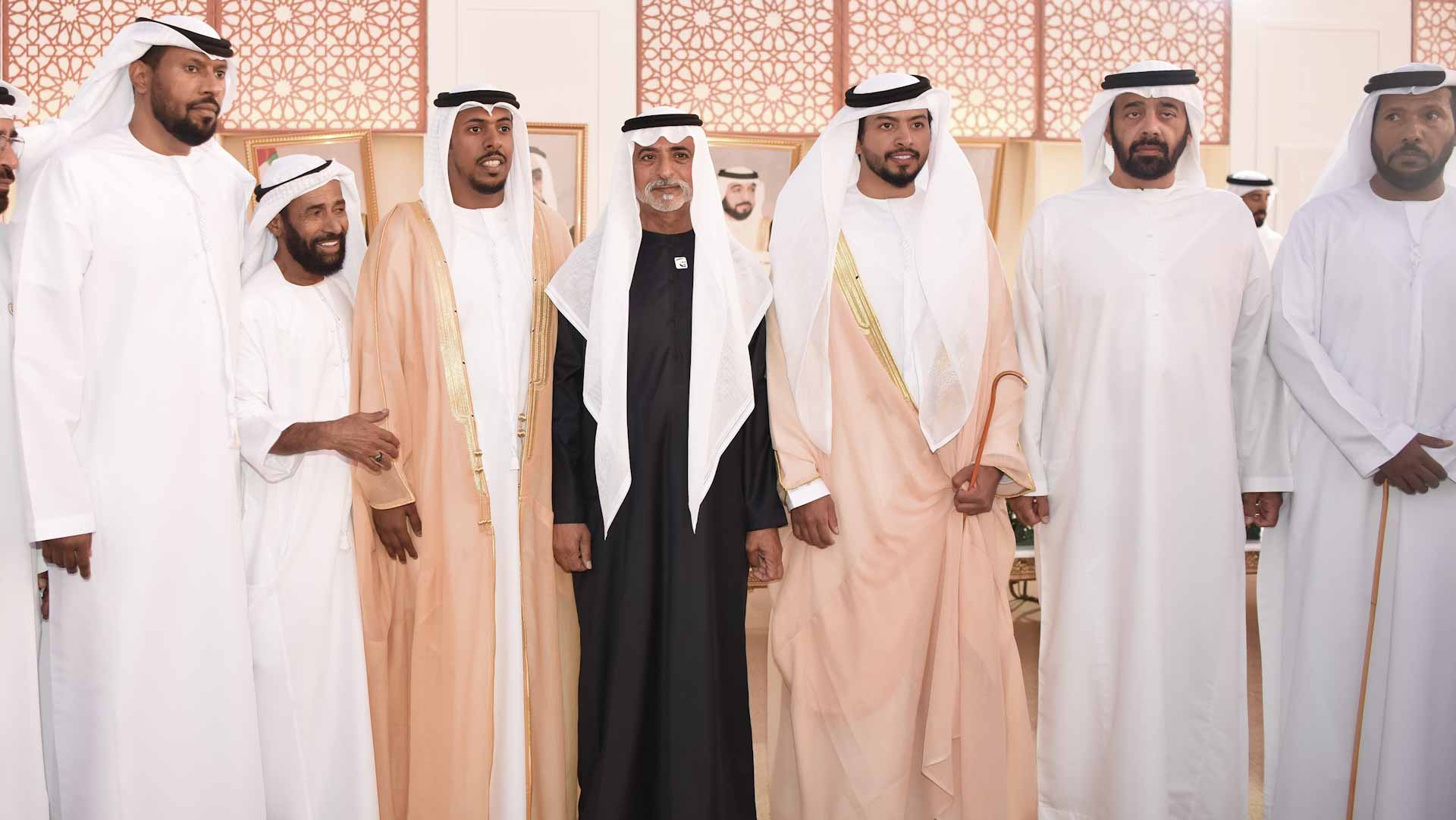 صورة بعنوان: نهيان بن مبارك يحضر أفراح العامري والخييلي 