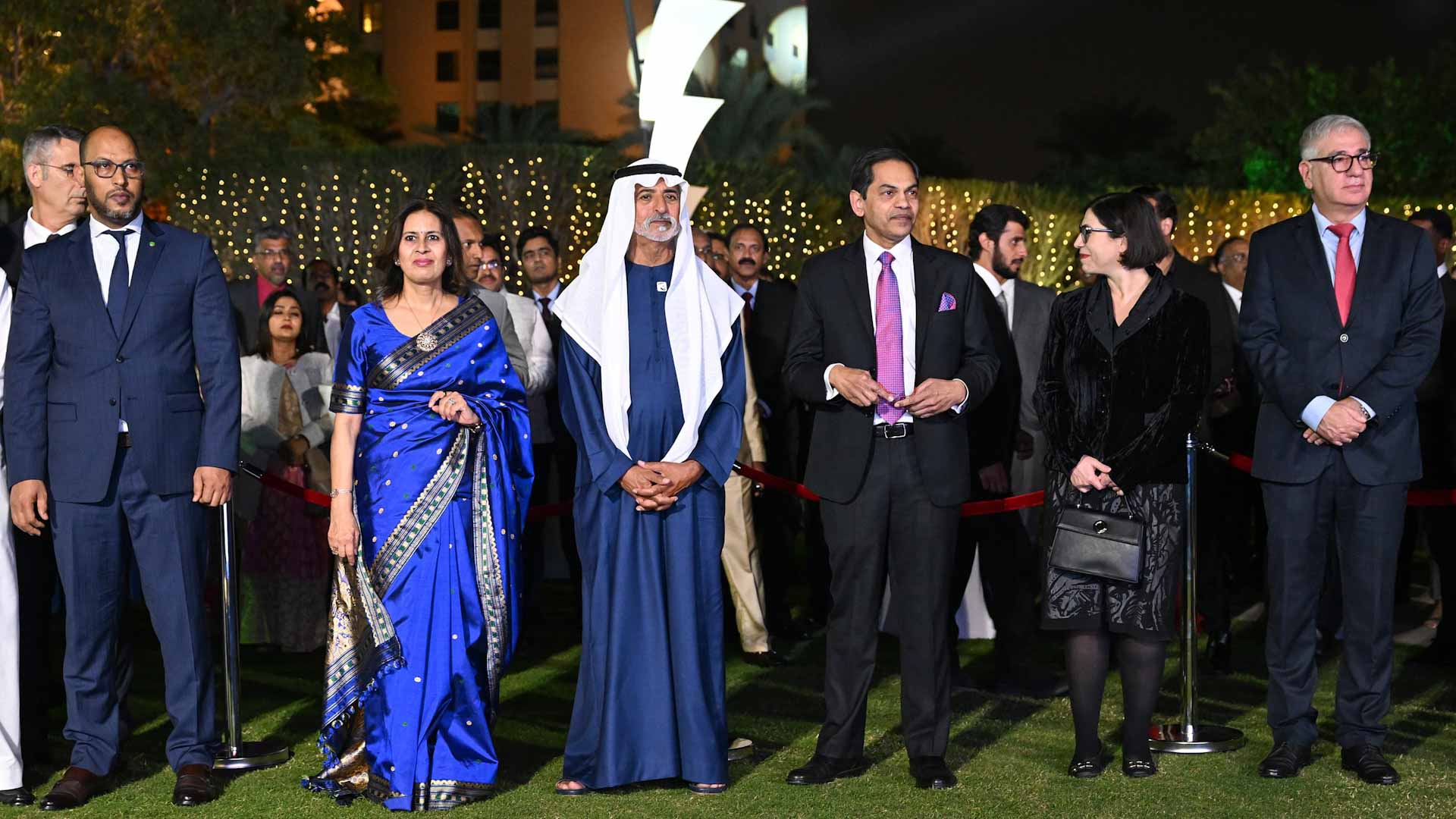 Image for the title: Nahyan bin Mubarak attends reception marking India's Republic Day 