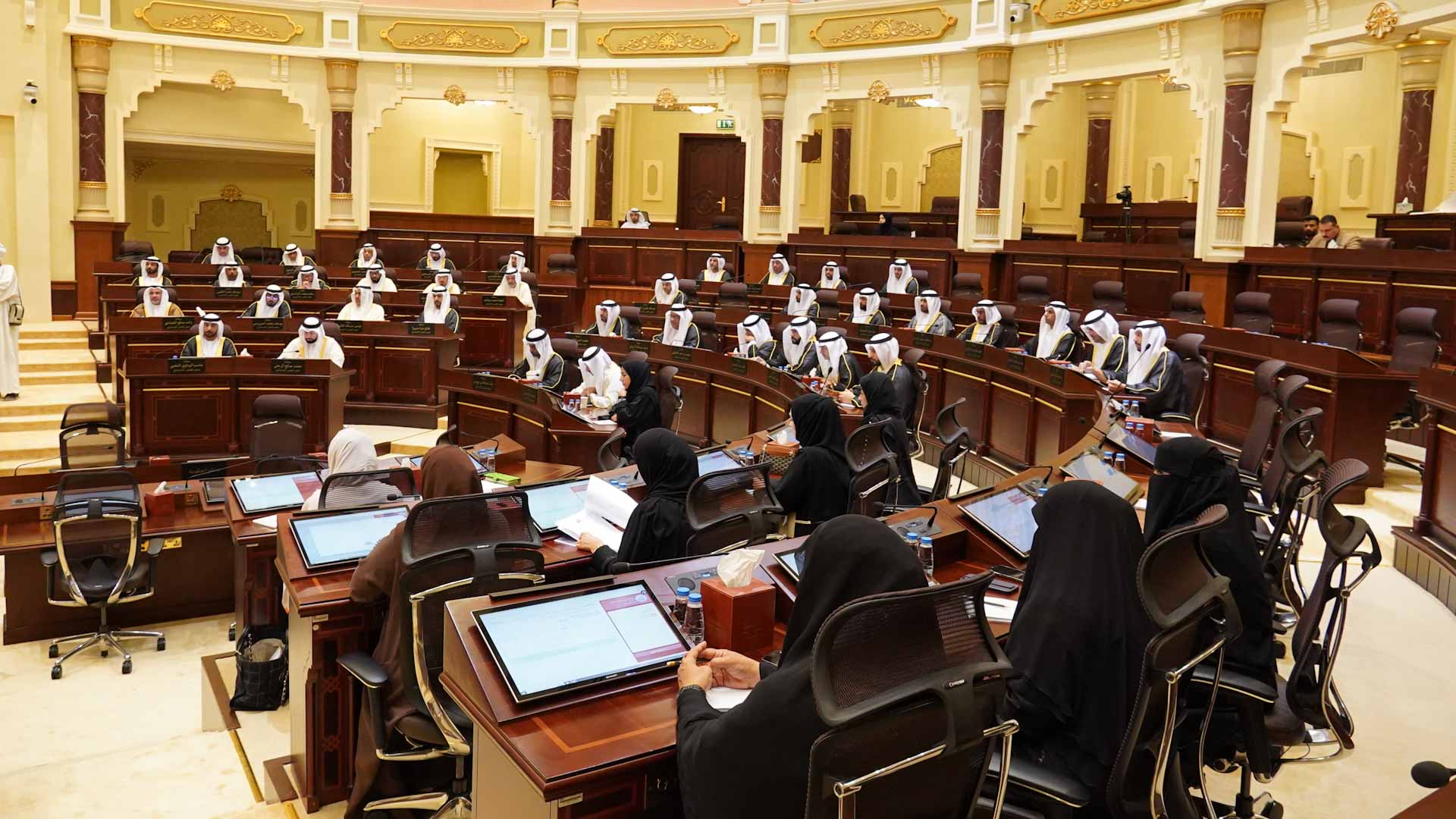 صورة بعنوان: "الاستشاري" يجيز خطاب الرد على كلمة حاكم الشارقة في افتتاح أعماله 