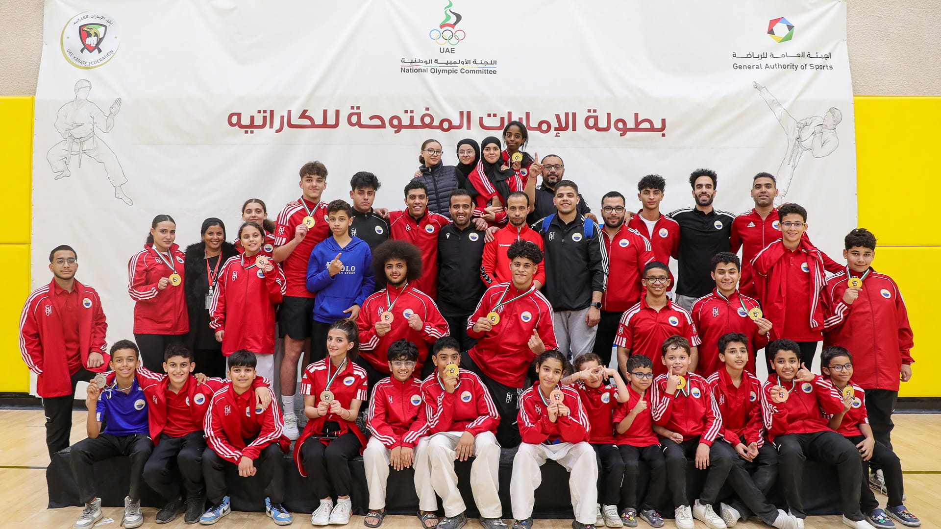 صورة بعنوان: نادي الشارقة يتصدر بطولة الإمارات المفتوحة للكاراتيه 