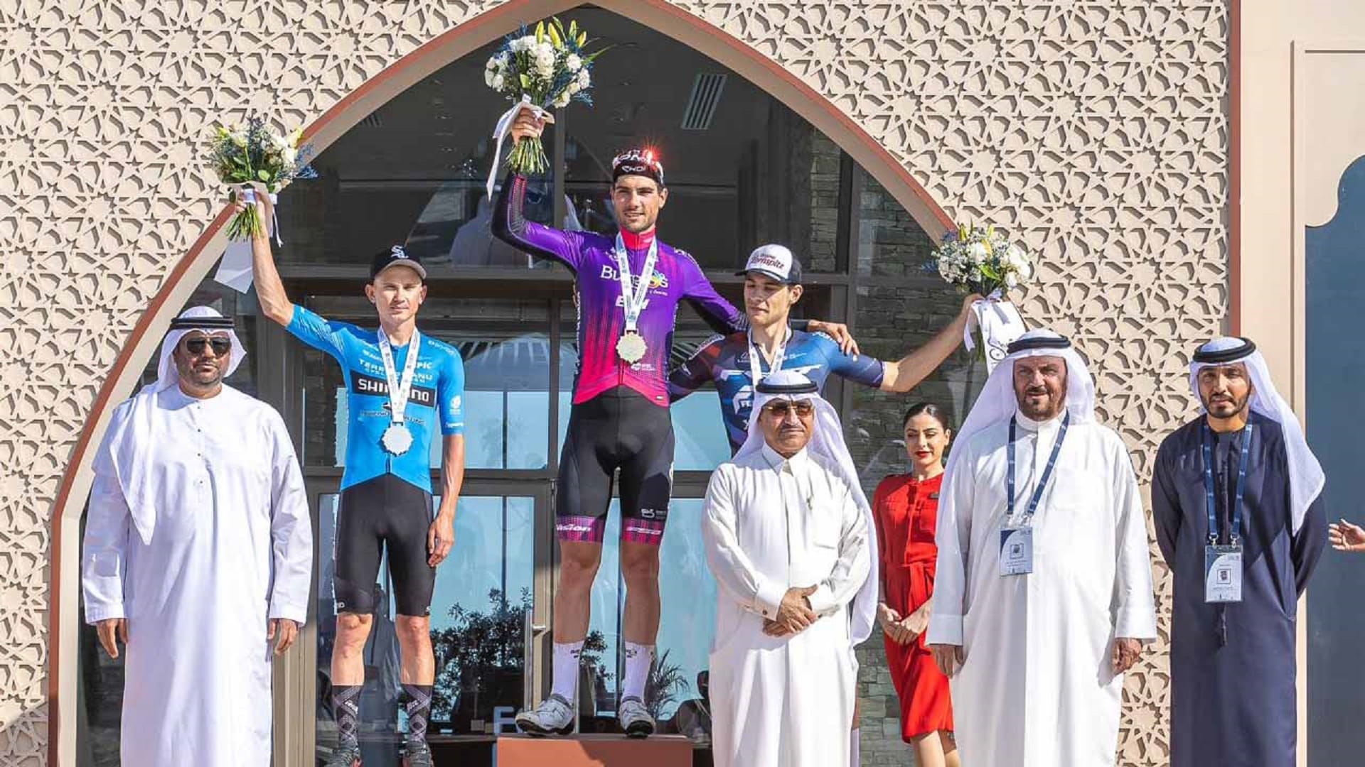 Image for the title: Saeed Saqr Al Qasimi crowns winners of 4th stage of Sharjah Tour 