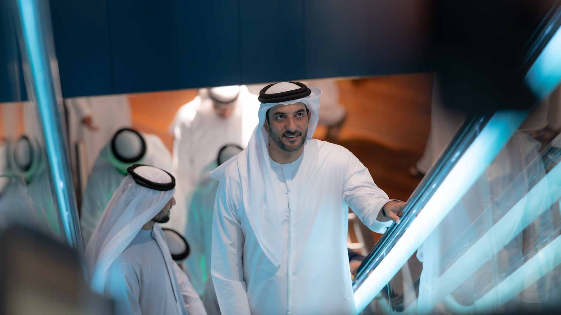 Image for the title: Sultan bin Ahmed attends modern management systems workshop 