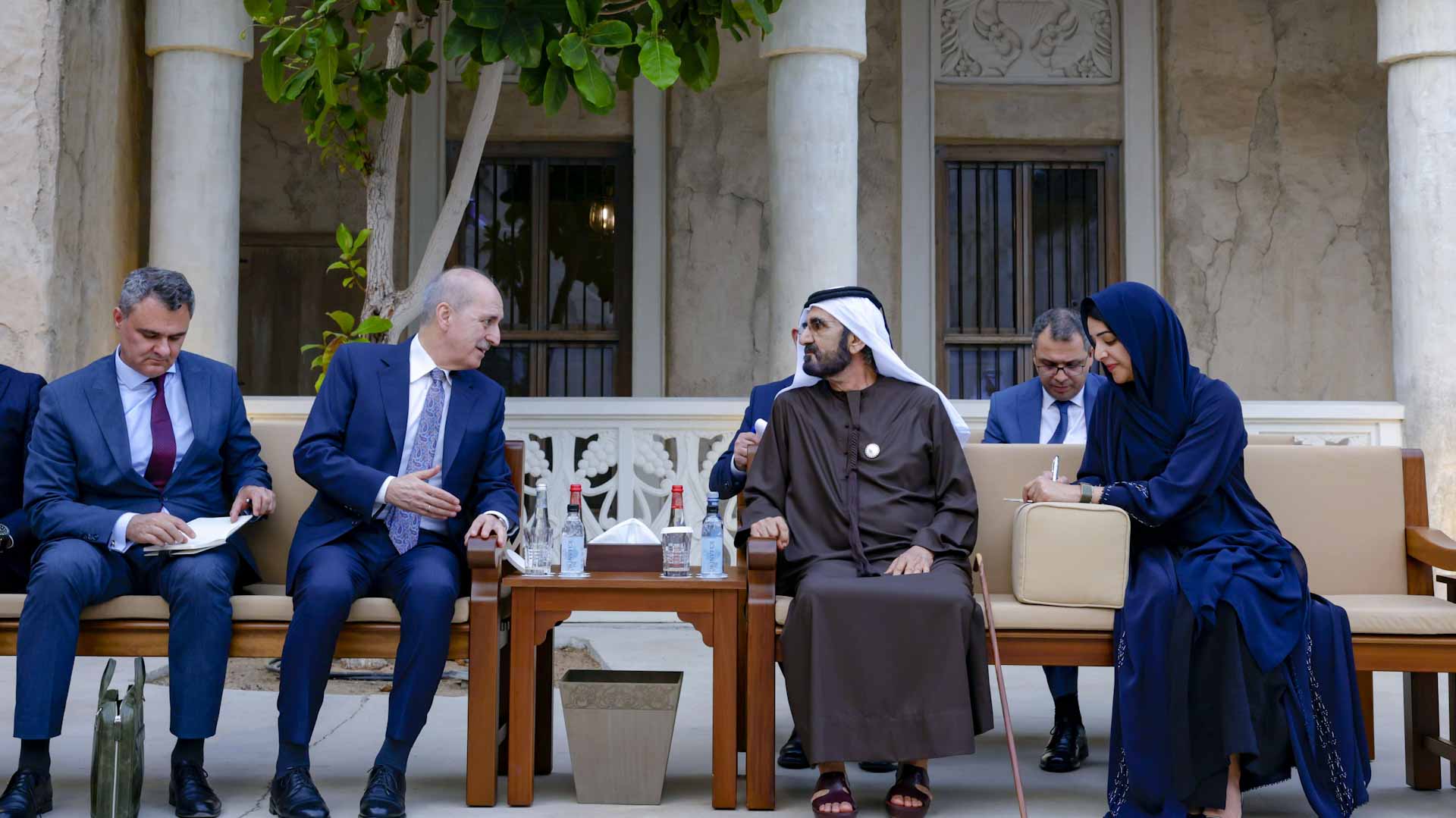 Image for the title: Mohammed bin Rashid receives Speaker of Turkish GNA 