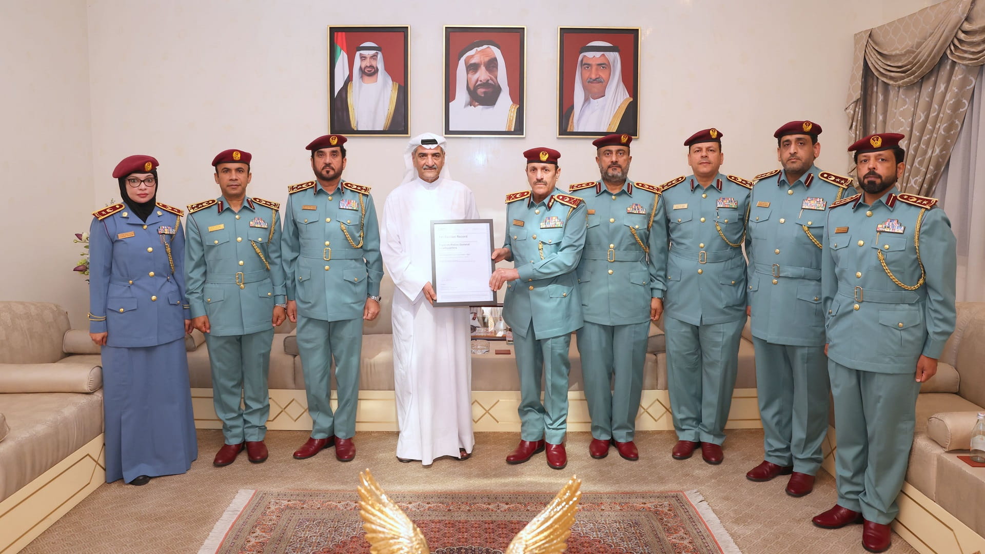 صورة بعنوان: حمد الشرقي يشيد بحصول شرطة الفجيرة على الاعتماد العالمي للجاهزية 