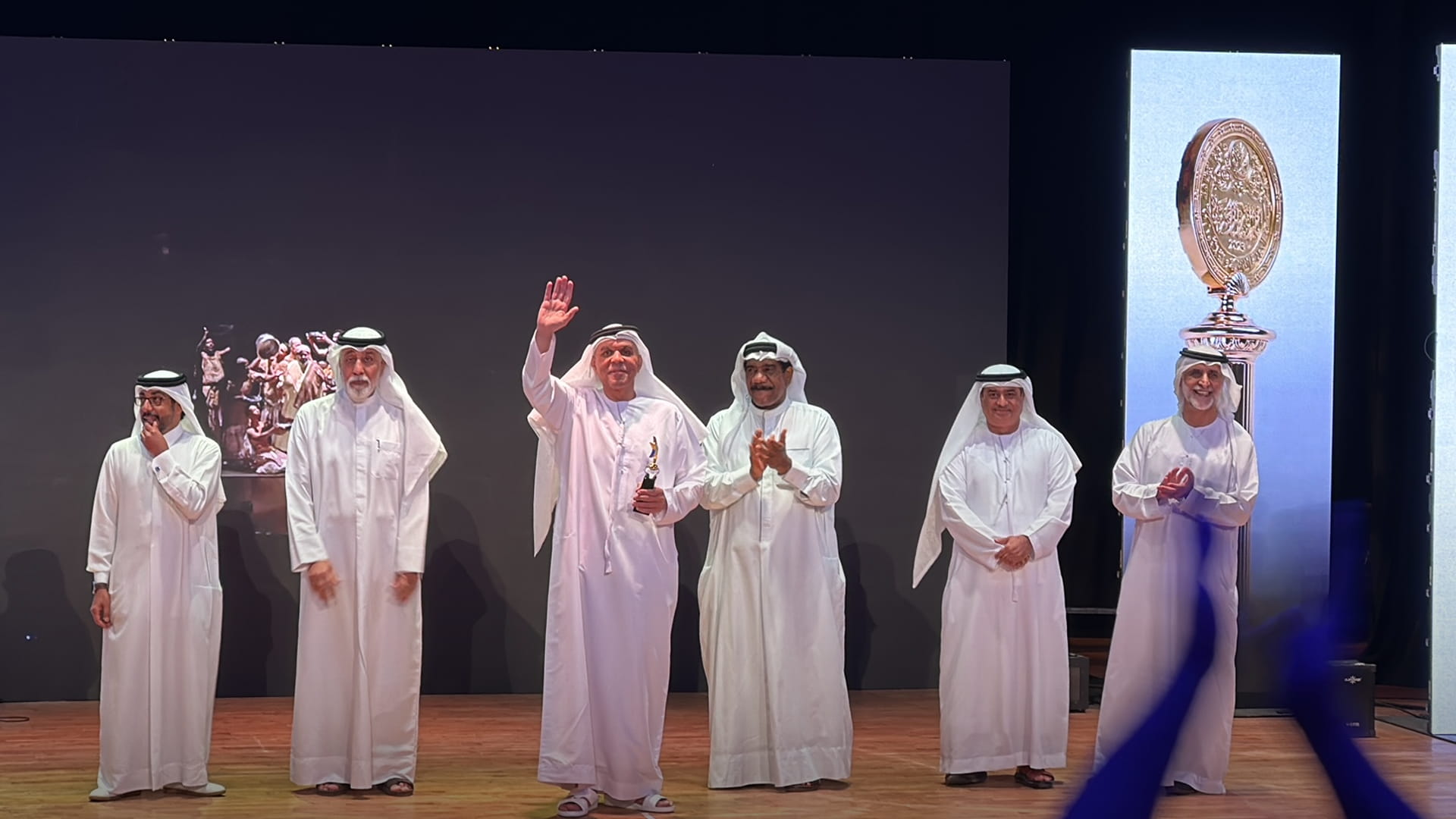 Image for the title: Ghuloum reveals honouring of many figures on Emirati Theatre Day 