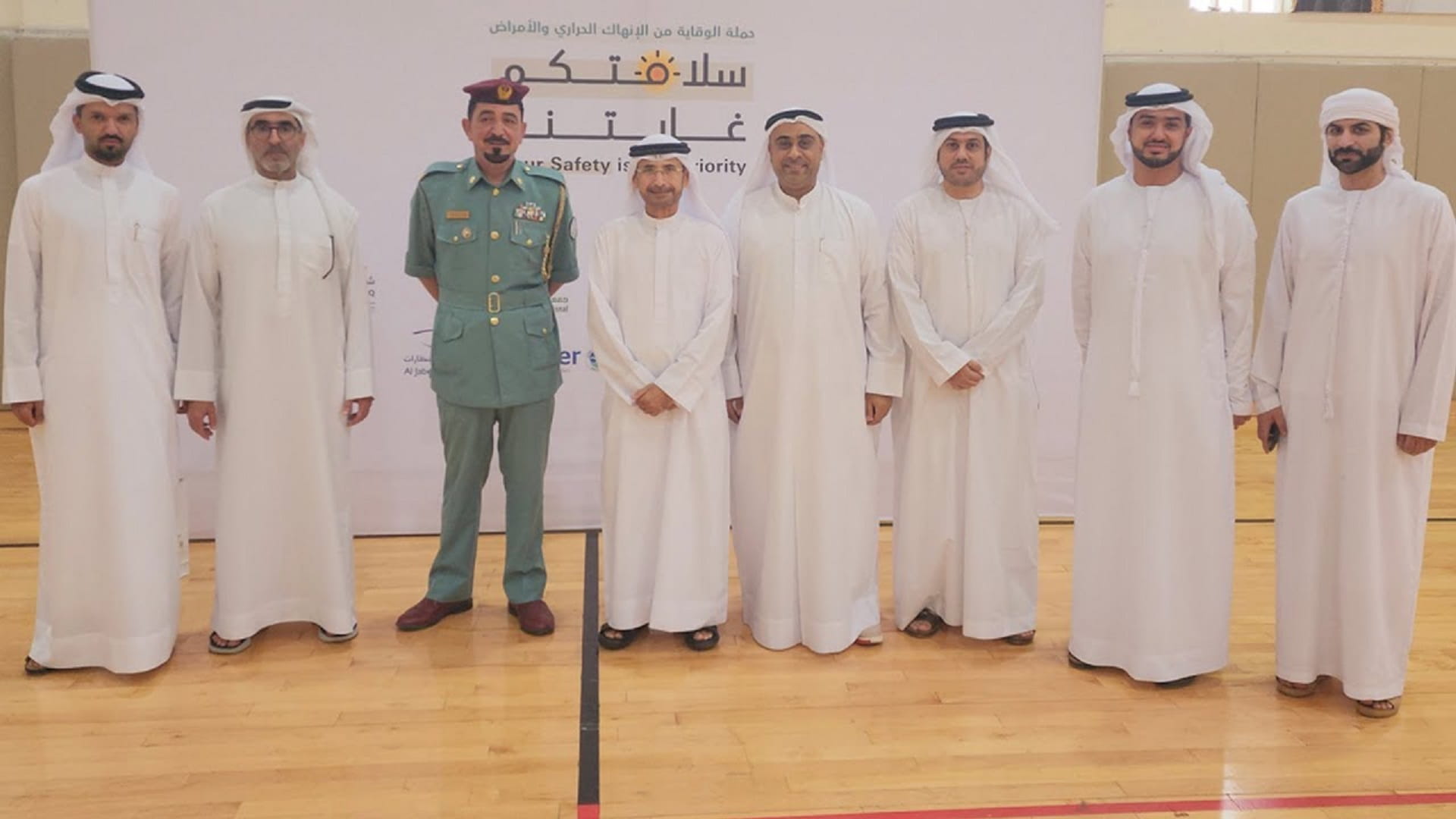 Image for the title: Heat exhaustion prevention campaign launches in Al Hamriyah 
