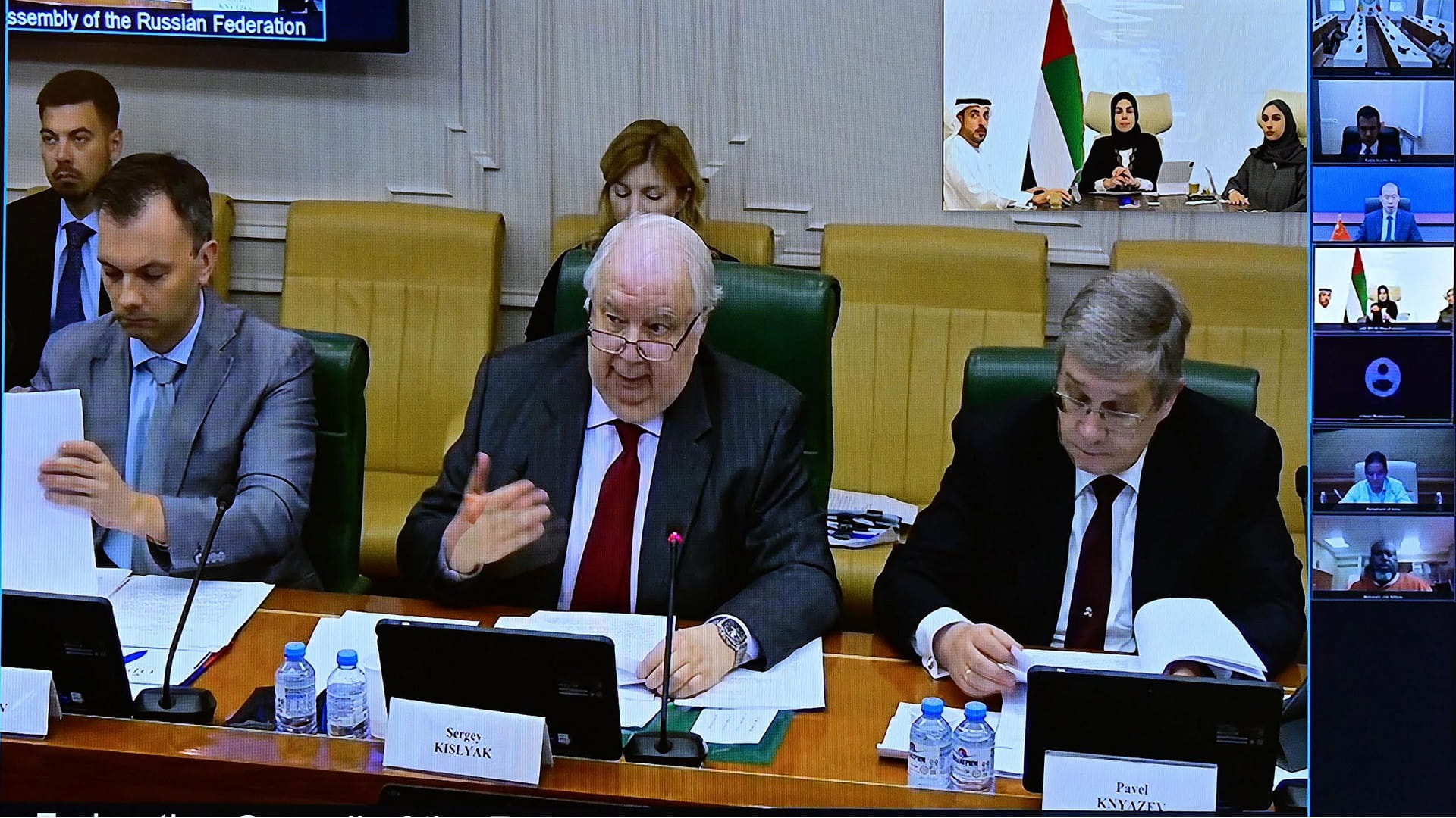 Image for the title: UAE Joins BRICS Parliamentary Forum Drafting Committee Meeting 