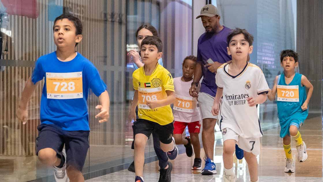 Image for the title: 300 runners in the fourth Al Zahia Run 