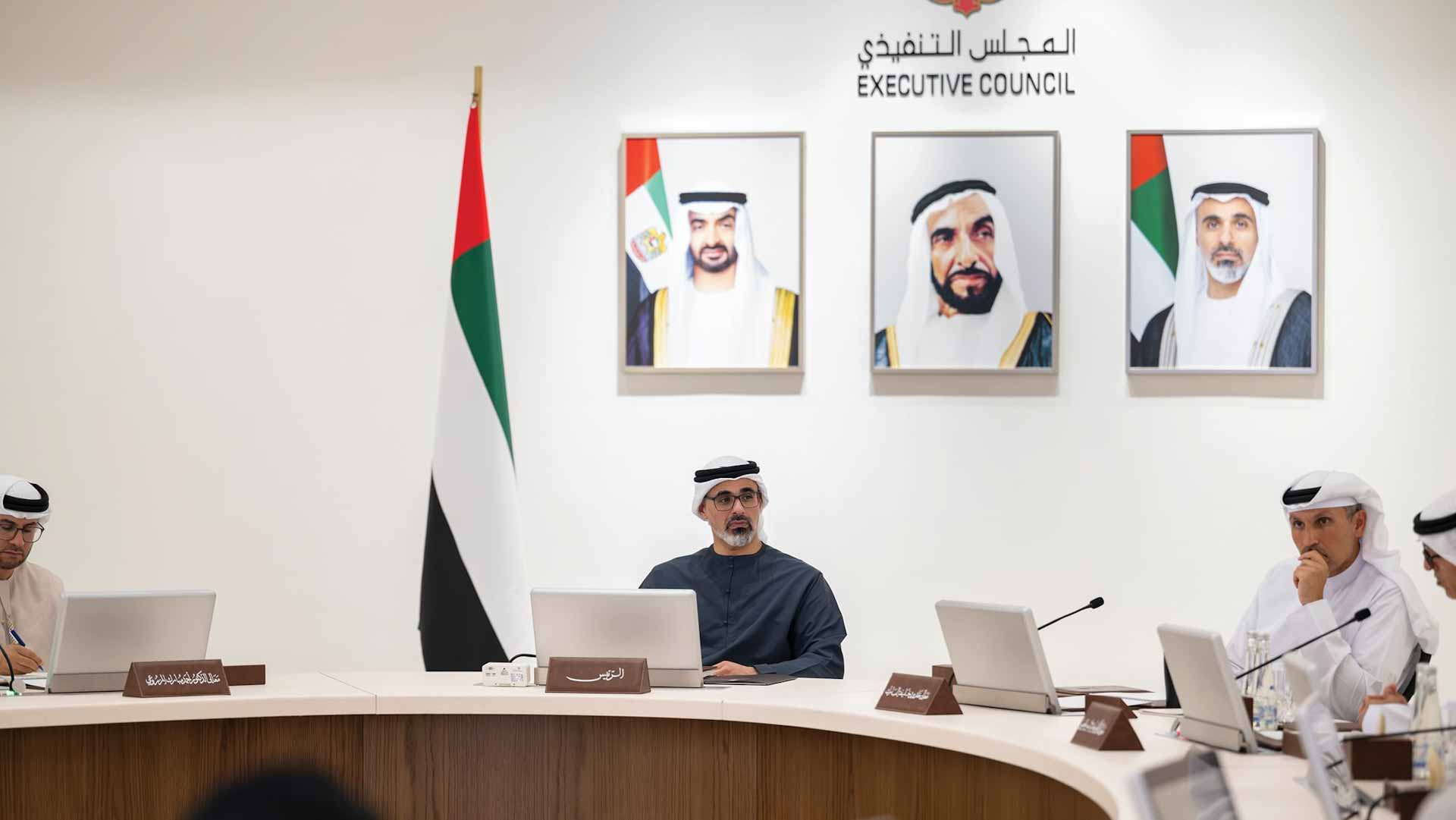 Image for the title: Khaled bin Mohamed chairs AD Executive Council meeting 
