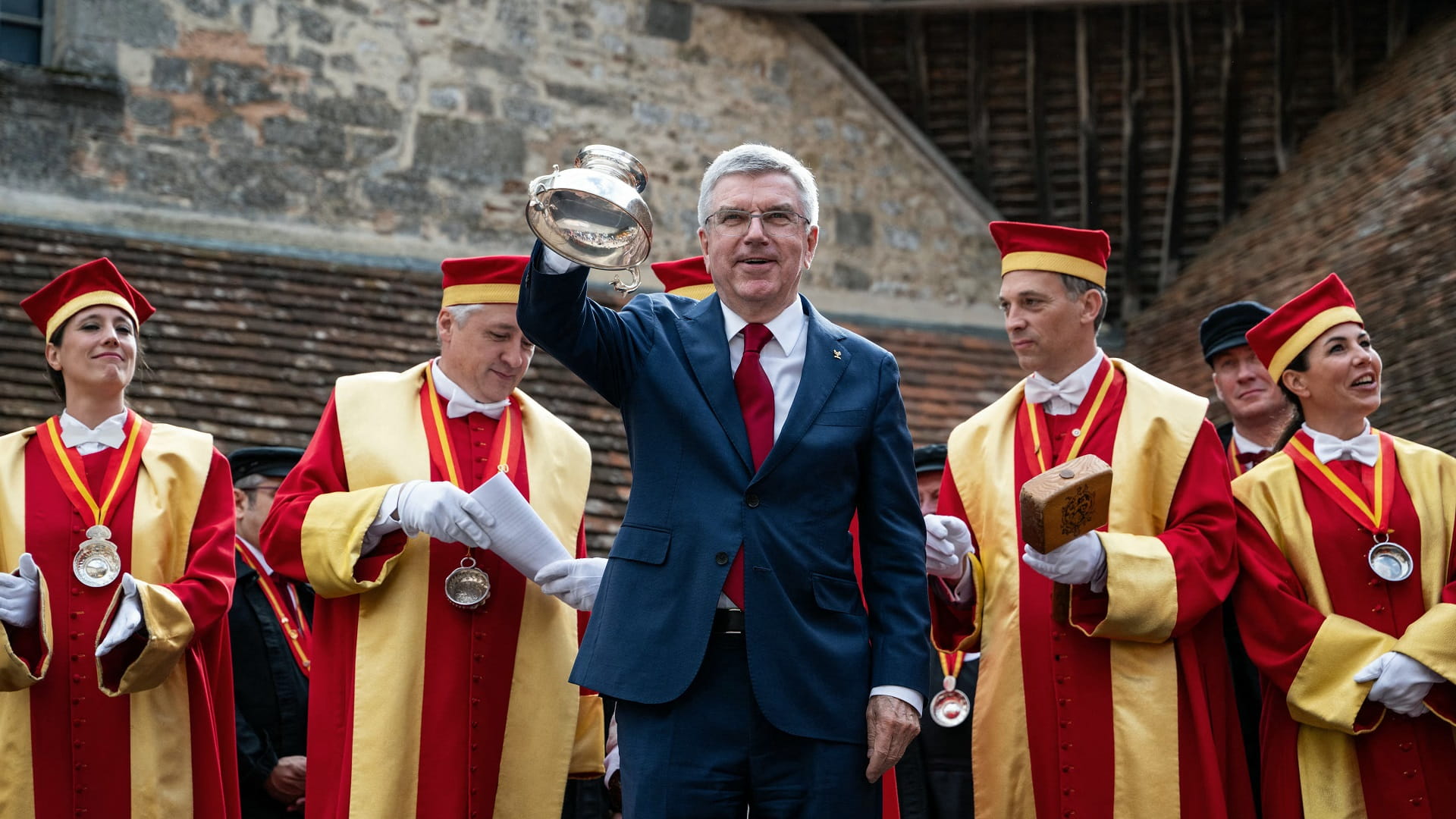 Image for the title: Paris 2024 Torch Relay culminates with opening ceremony 26 July 