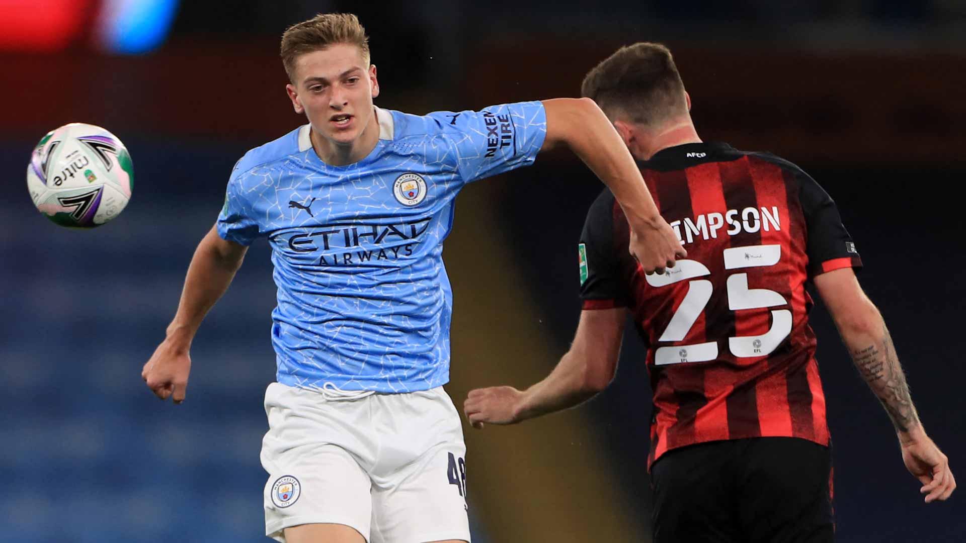 Image for the title: Ipswich sign Man City forward Delap 