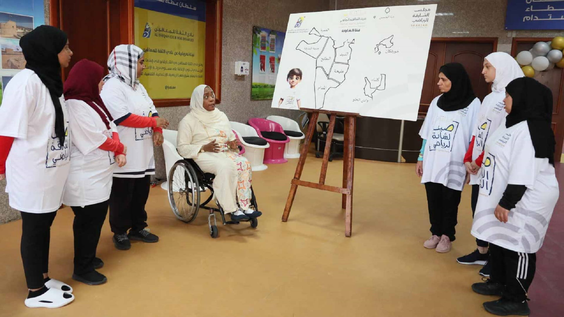 صورة بعنوان: نادي الثقة للمعاقين يعزز الهوية الوطنية لمنتسبي "عطلتنا غير" 