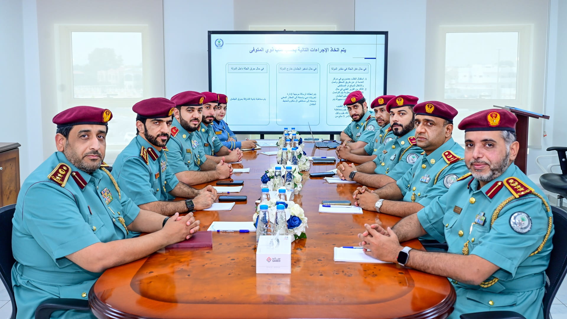 Image for the title: Sharjah Police briefs its Fujairah counterpart on best practices 