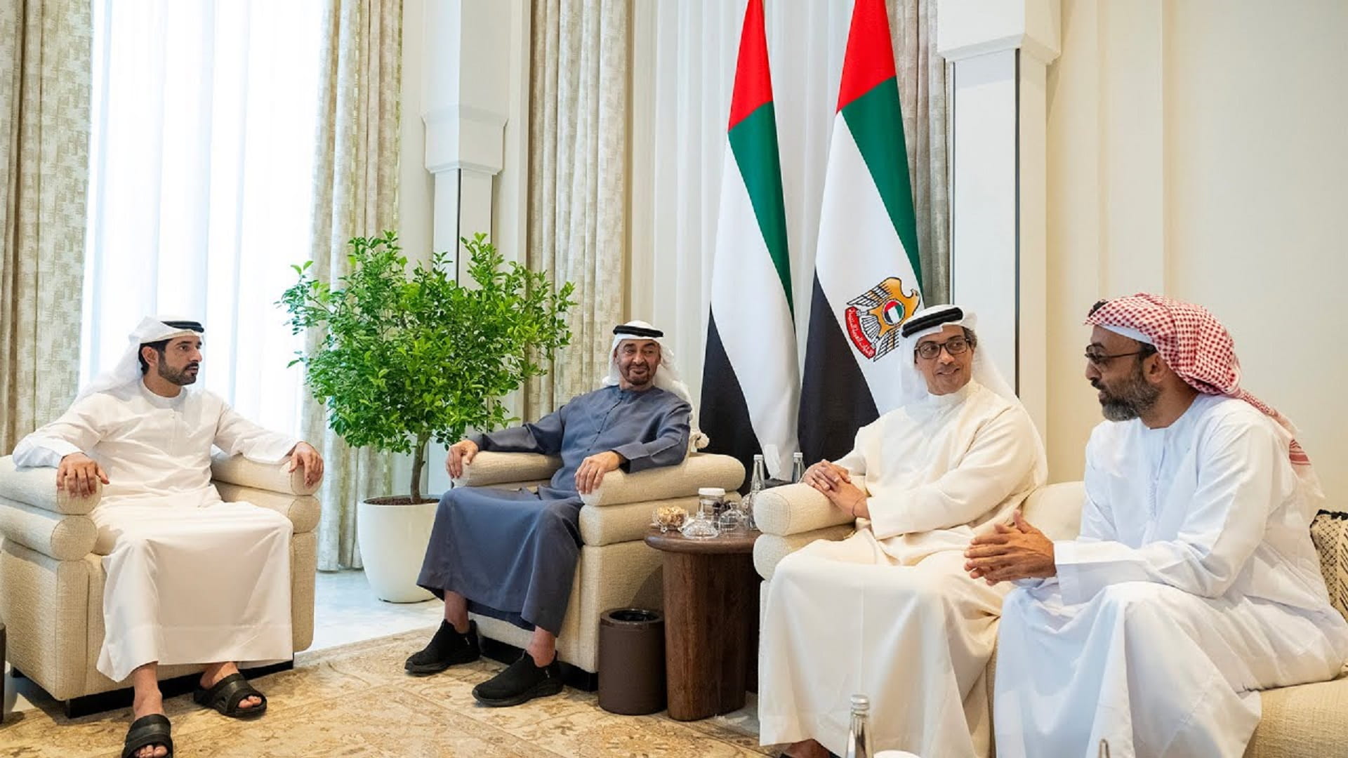 Image for the title: UAE President receives Sheikh Hamdan bin Mohammed bin Rashid 