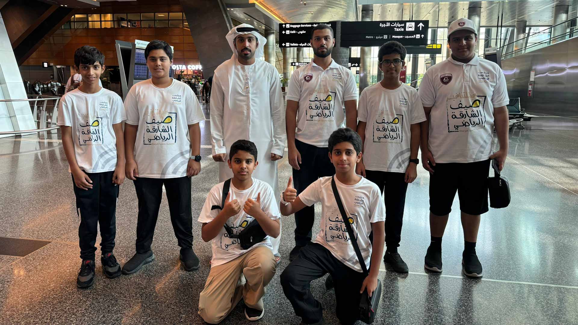 صورة بعنوان: بإشراف "الشارقة الرياضي".. نادي الحمرية يمثل "عطلتنا غير" بقطر 