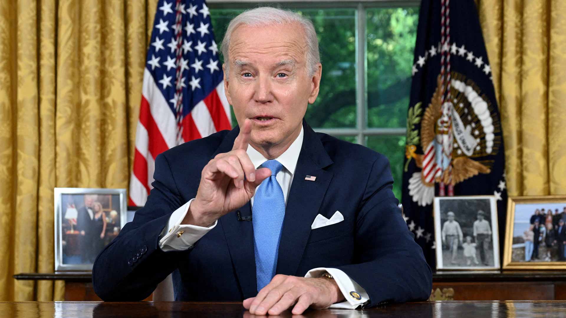 صورة بعنوان: جو بايدن: سنواصل العمل لإنهاء الحرب في غزة 