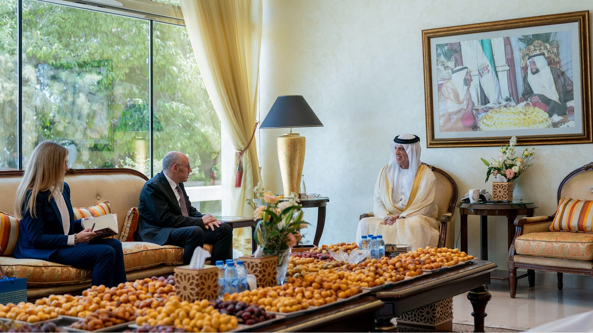 Image for the title: Ruler of Ras Al Khaimah receives Ambassador of Ukraine 