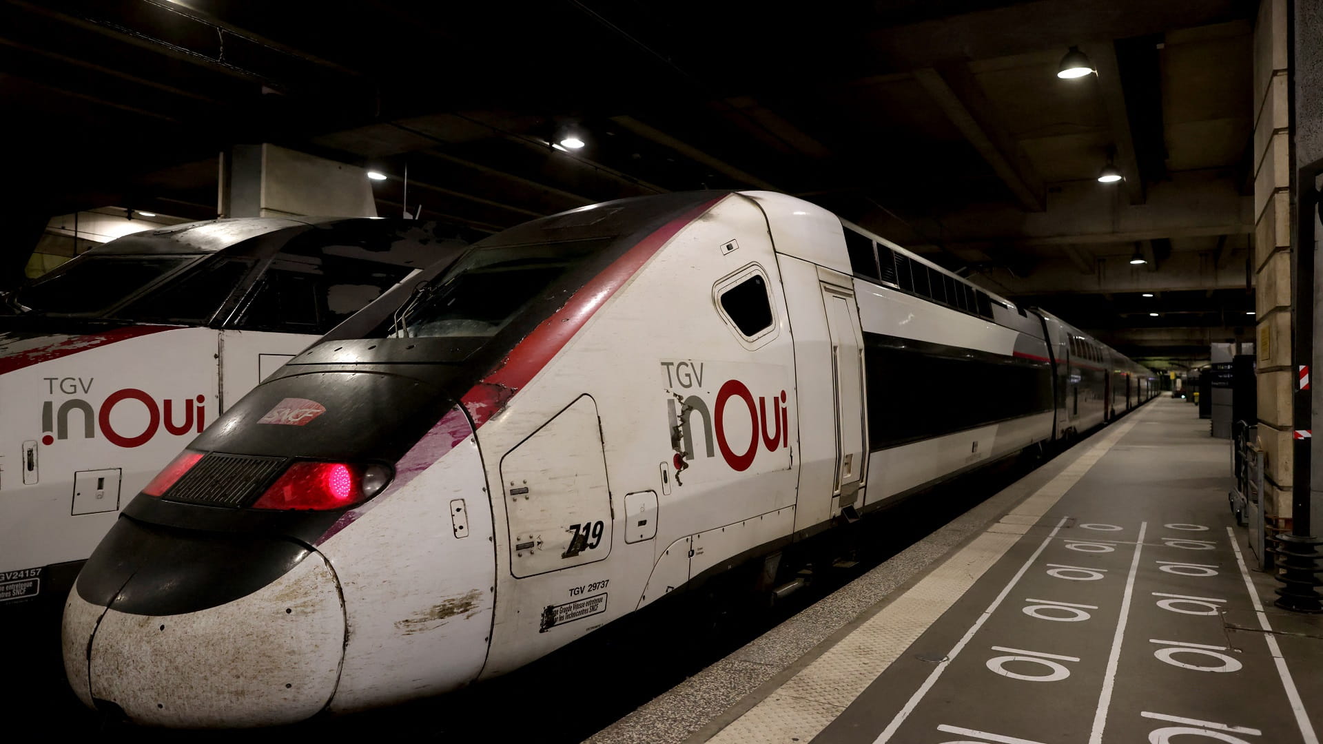 Image for the title: French train services back to normal after sabotage 