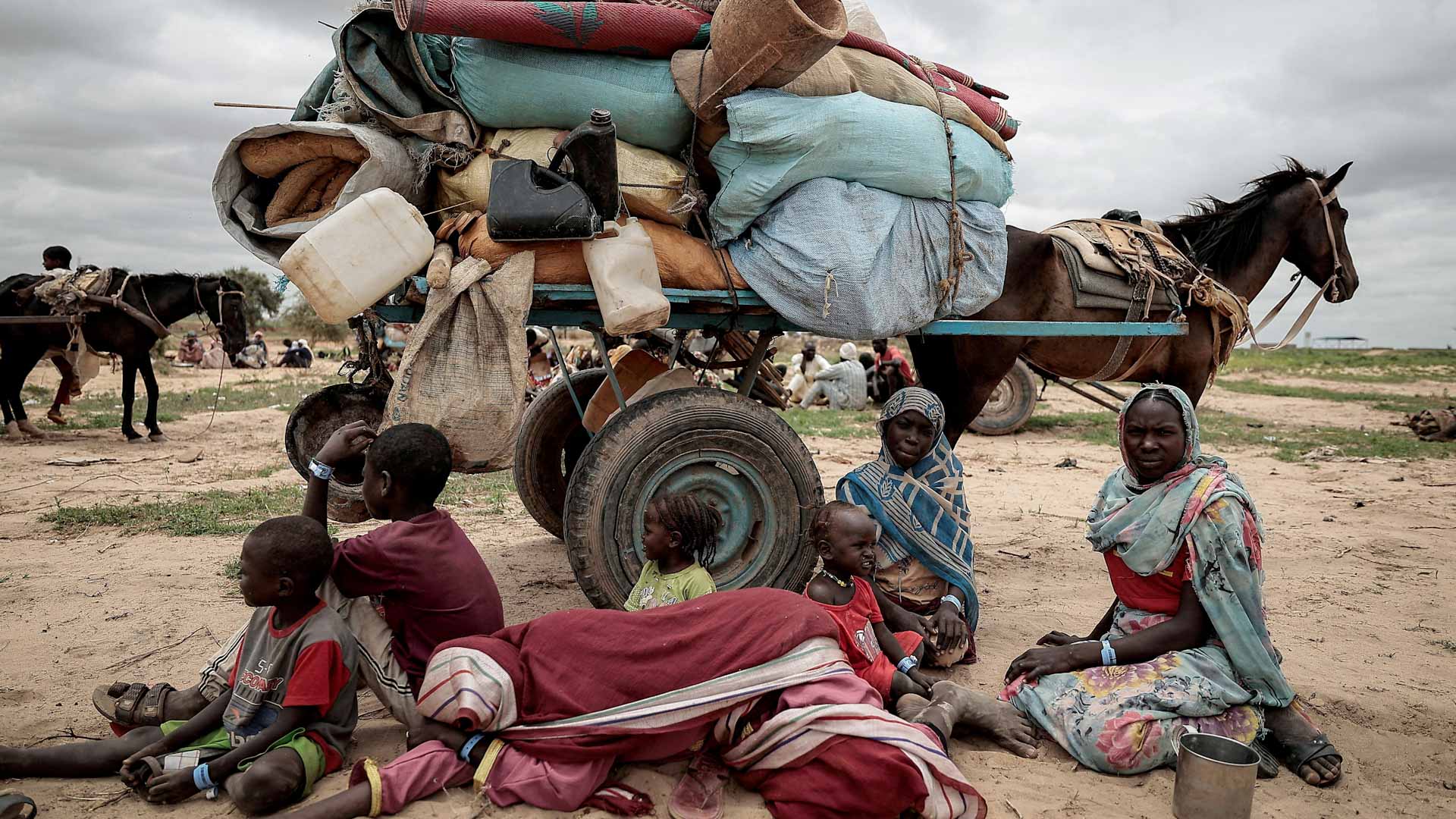 صورة بعنوان: في السودان.. الأمطار والسيول تفاقم معاناة النازحين بسبب الحرب 