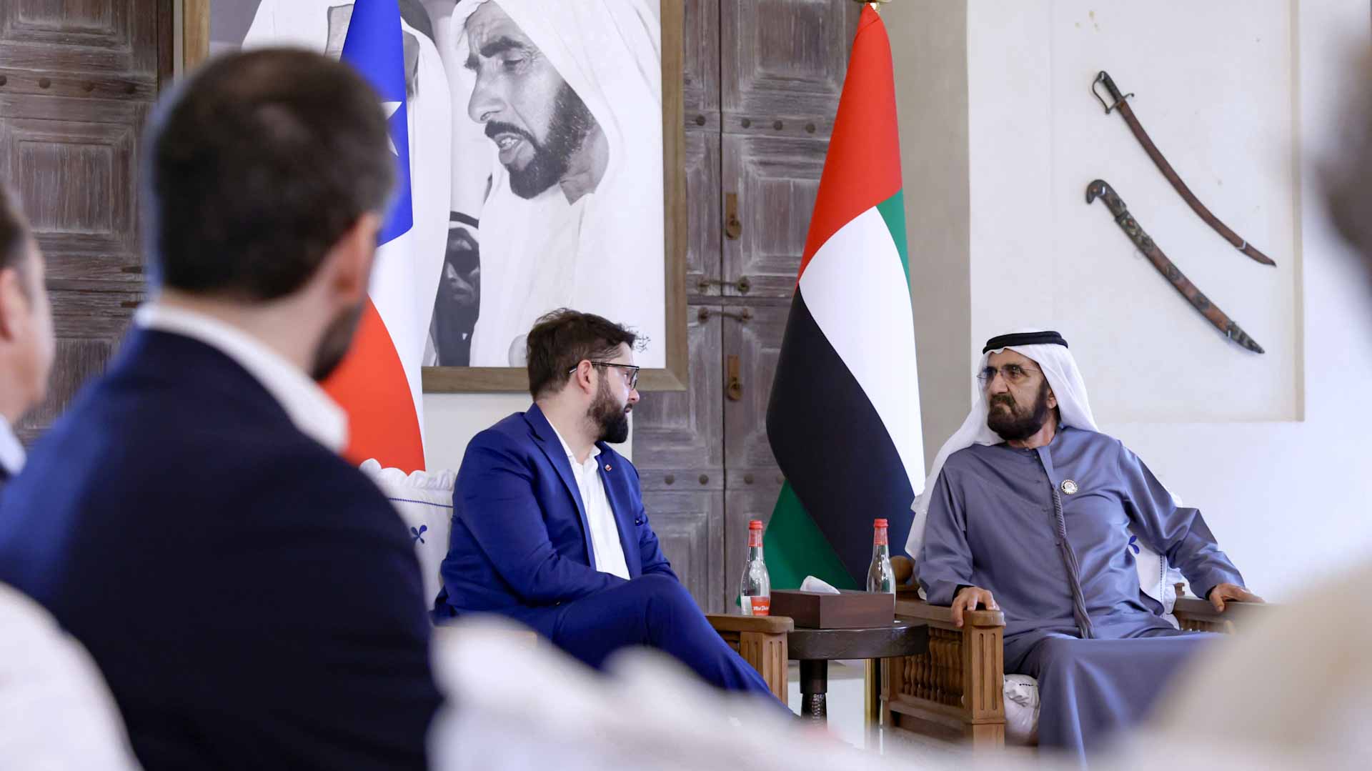 Image for the title: Mohammed bin Rashid and Chile’s President discuss boosting ties 