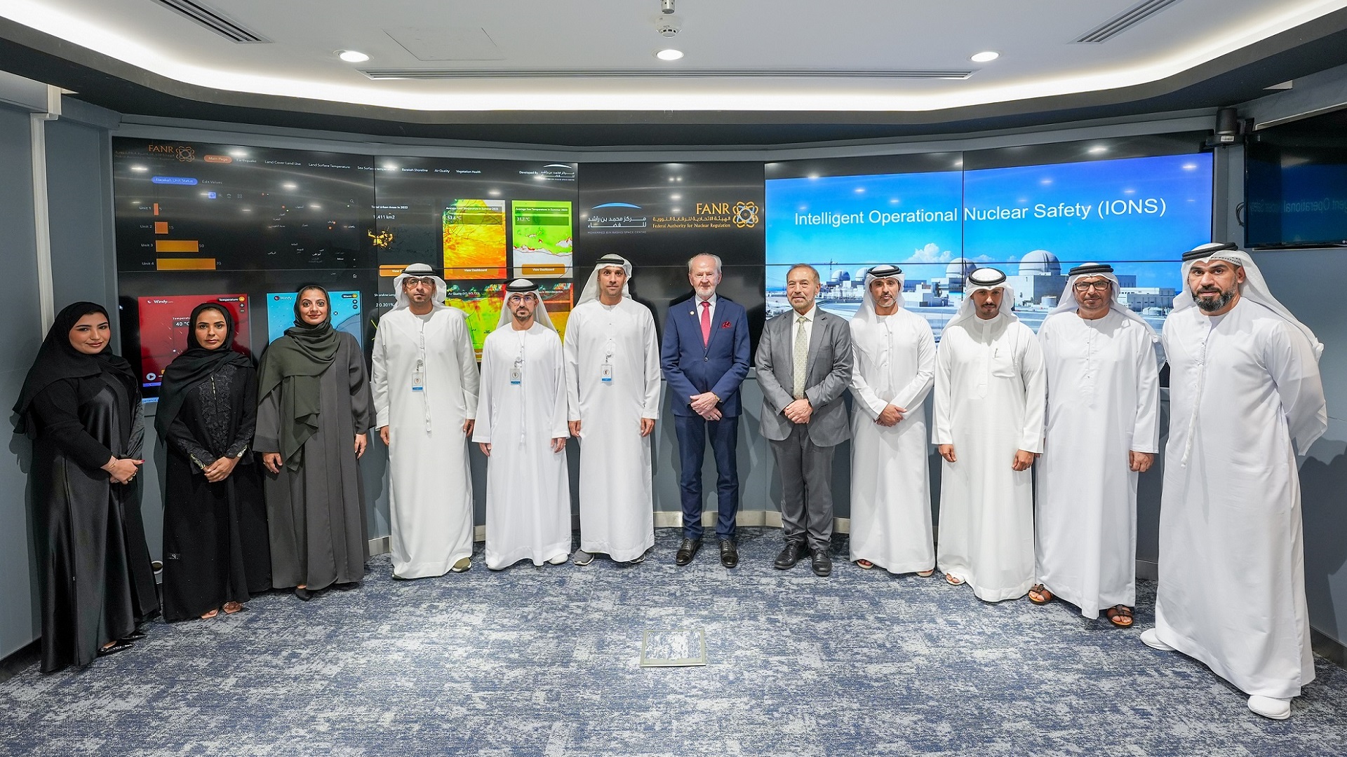 صورة بعنوان: الهيئة الاتحادية للرقابة النووية تطلق نظام اللوحة الذكية للسلامة  