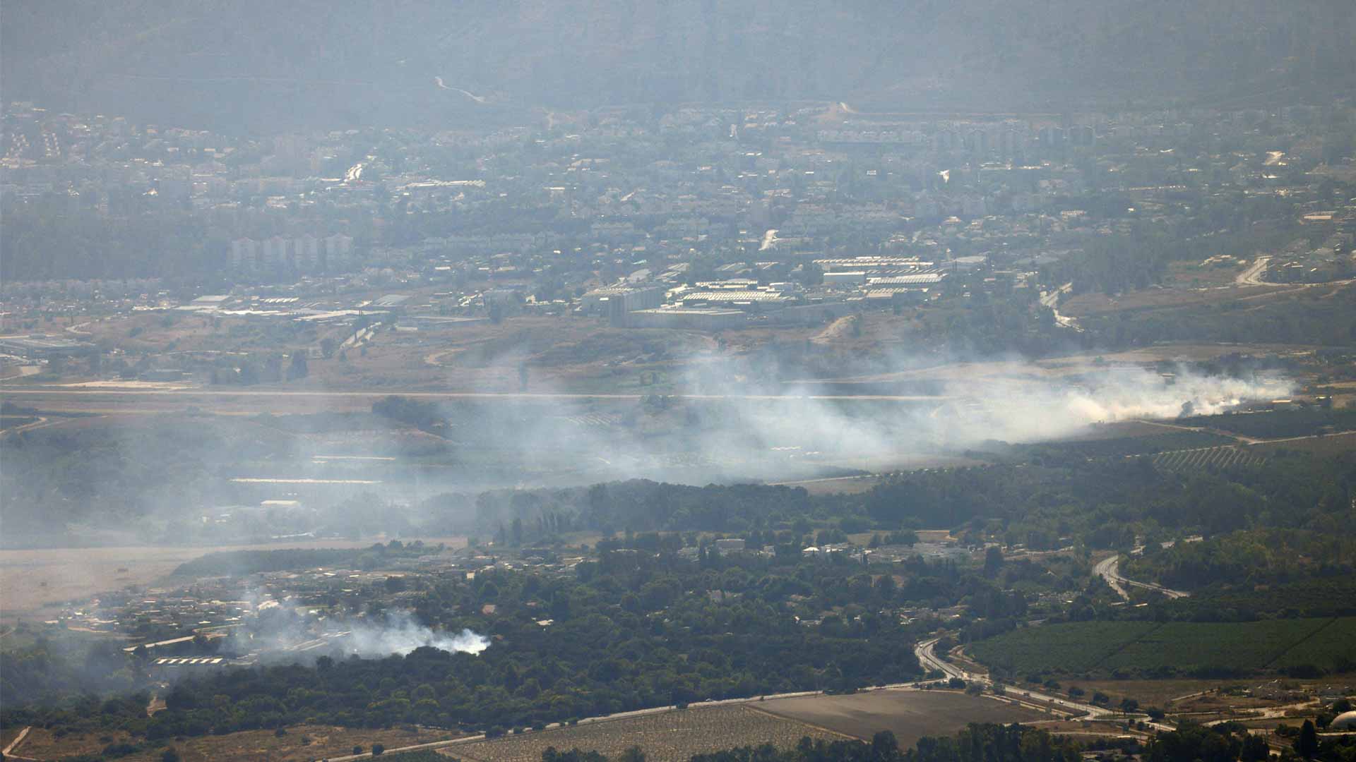 صورة بعنوان: الجيش الإسرائيلي يعلن قصف 10 أهداف لحزب الله بجنوب لبنان 
